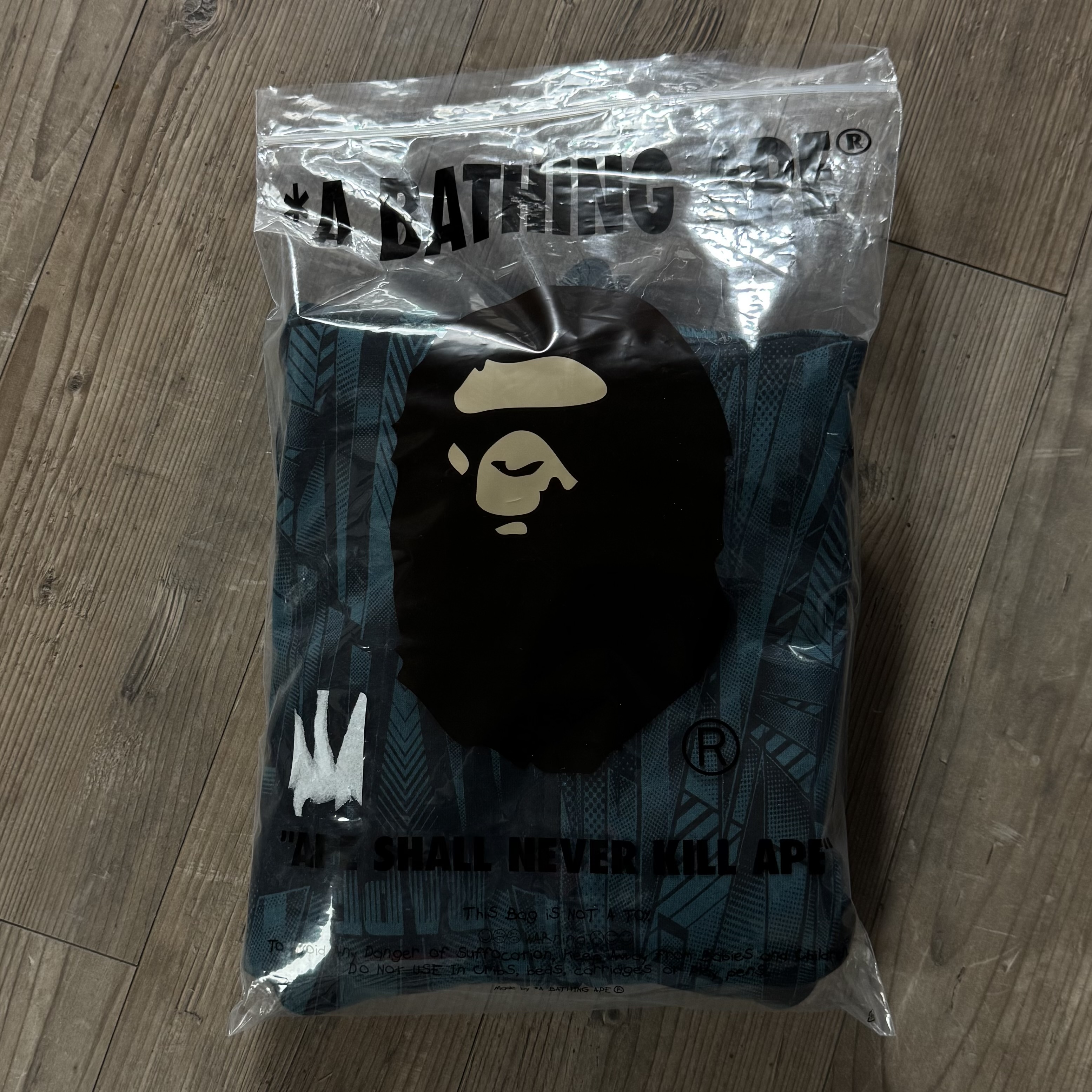 (S) Bape Speed Racer Shark Full Zip Hoodie Blue 2023