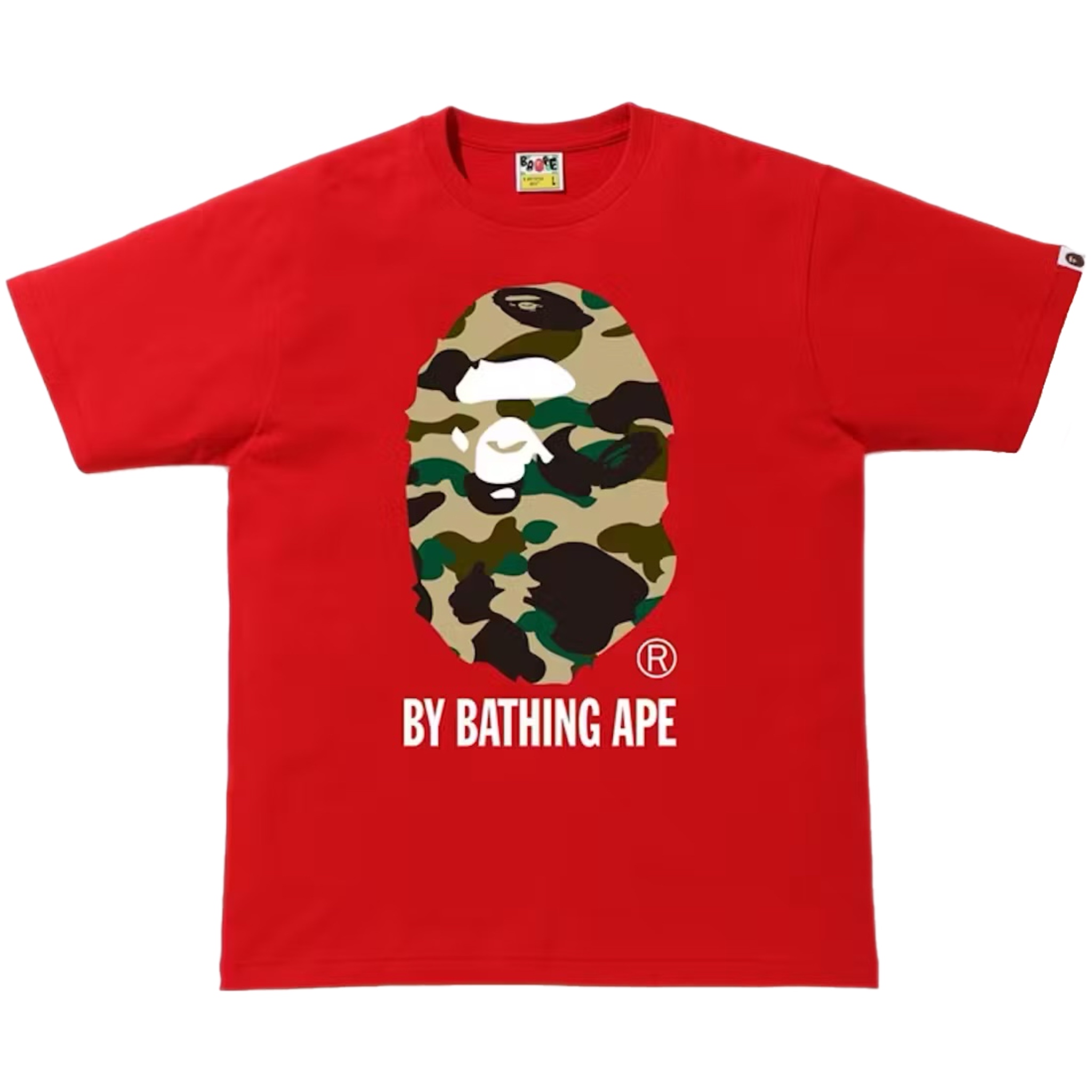 (S) Bape 1st Camo By Bathing Ape Tee Red/Yellow