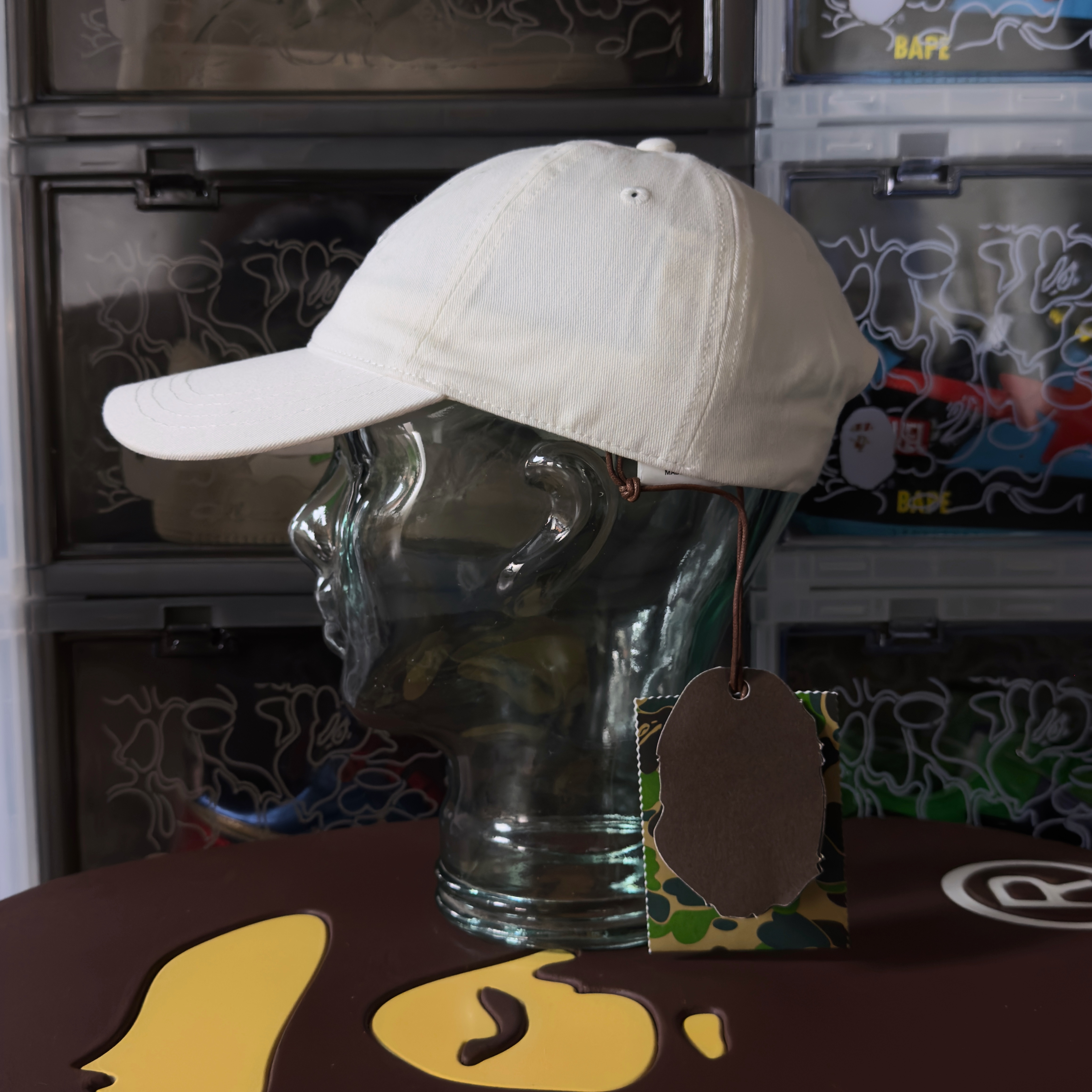 Bape x Highsnobiety Cap White 2023
