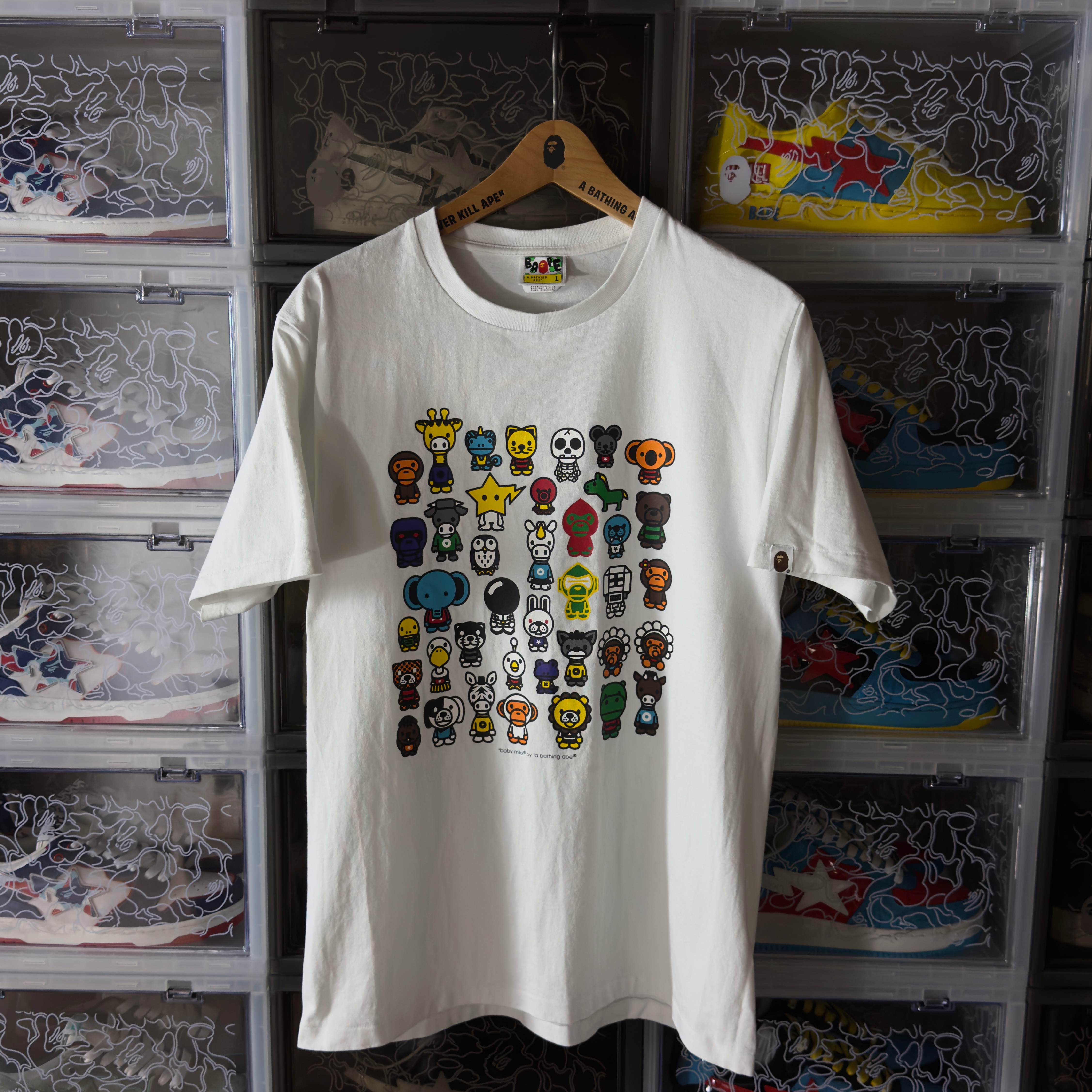 (L) Bape A To Z Tee White 2021
