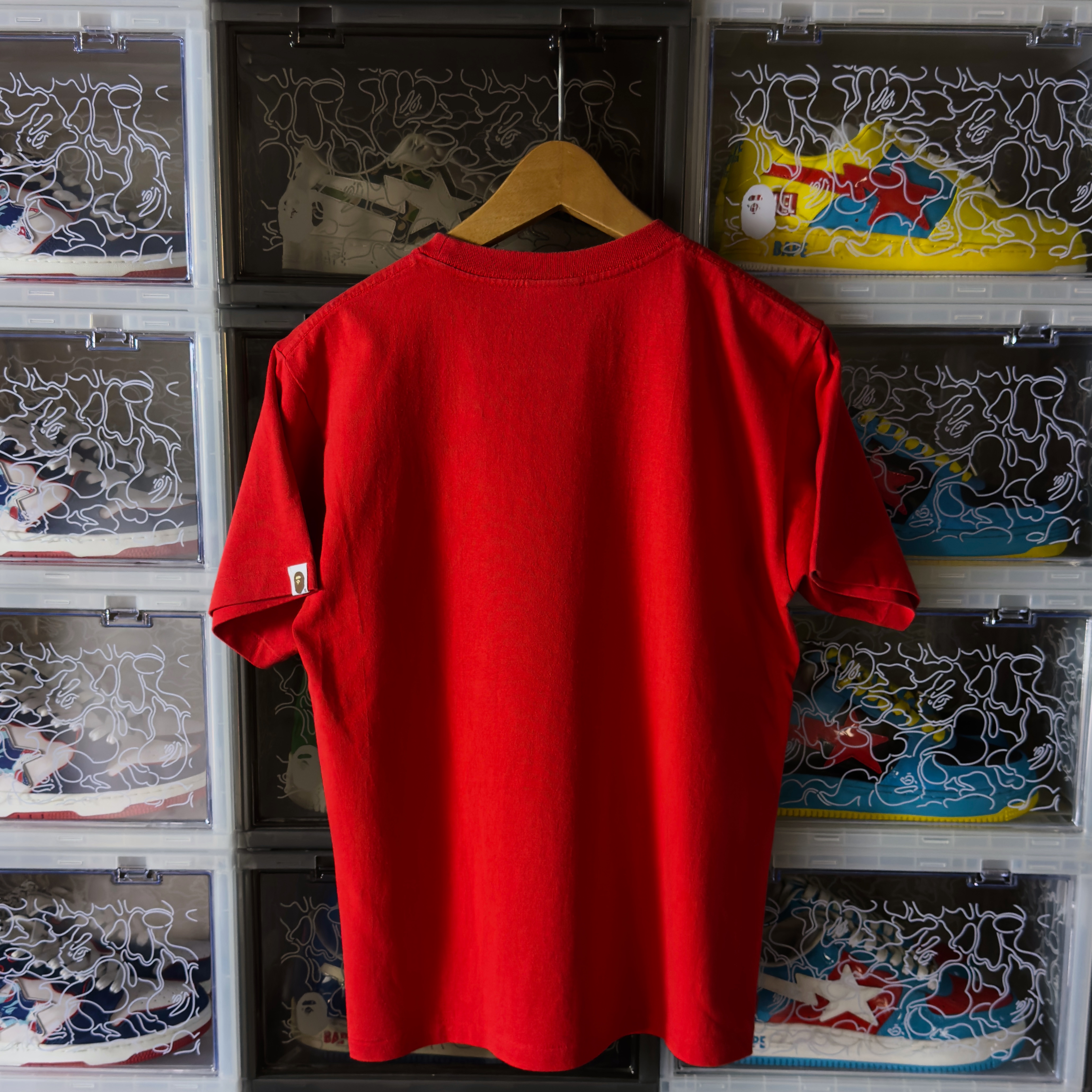 (S) Bape 1st Camo By Bathing Ape Tee Red/Yellow