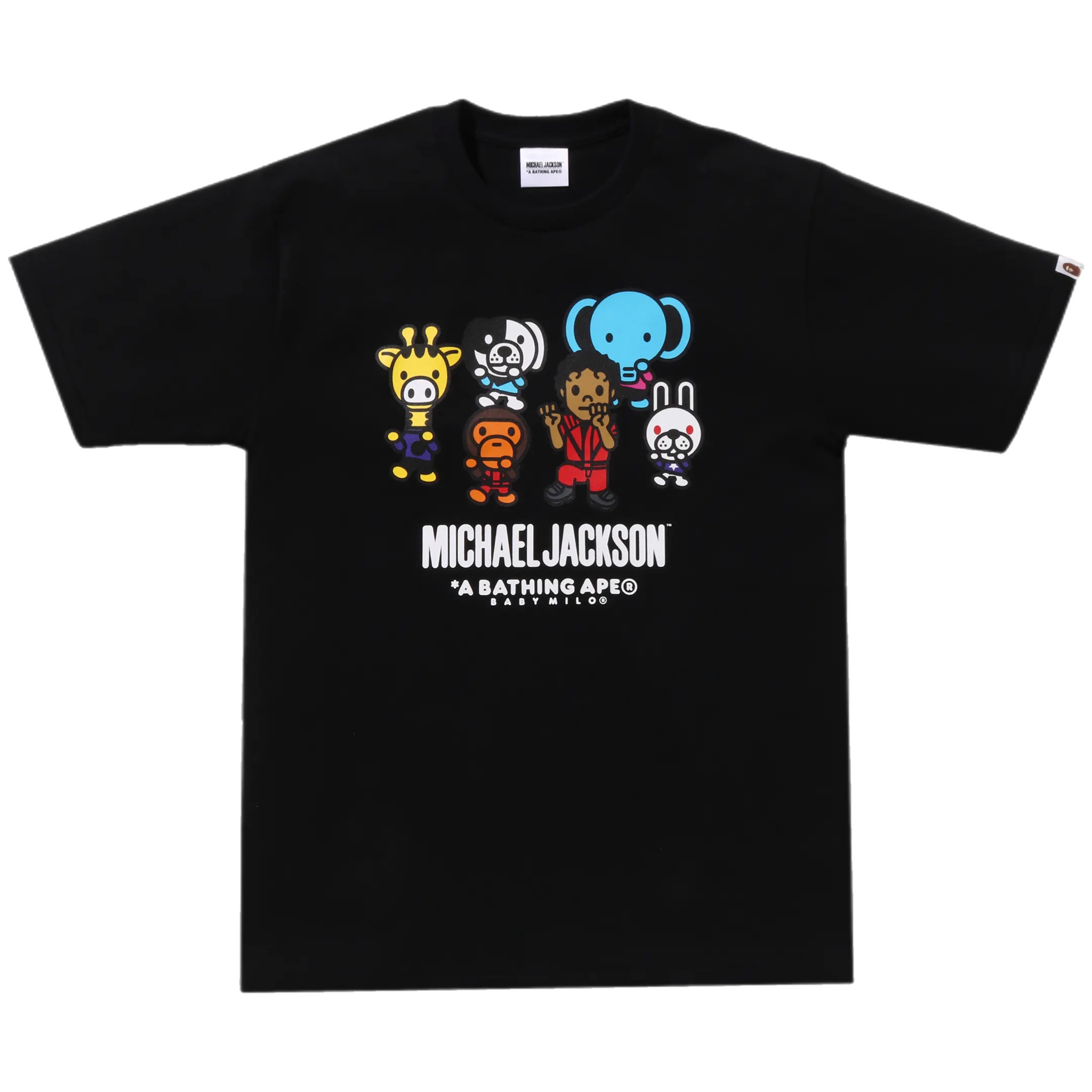 (S) Bape x Michael Jackson Baby Milo Tee Black 2023