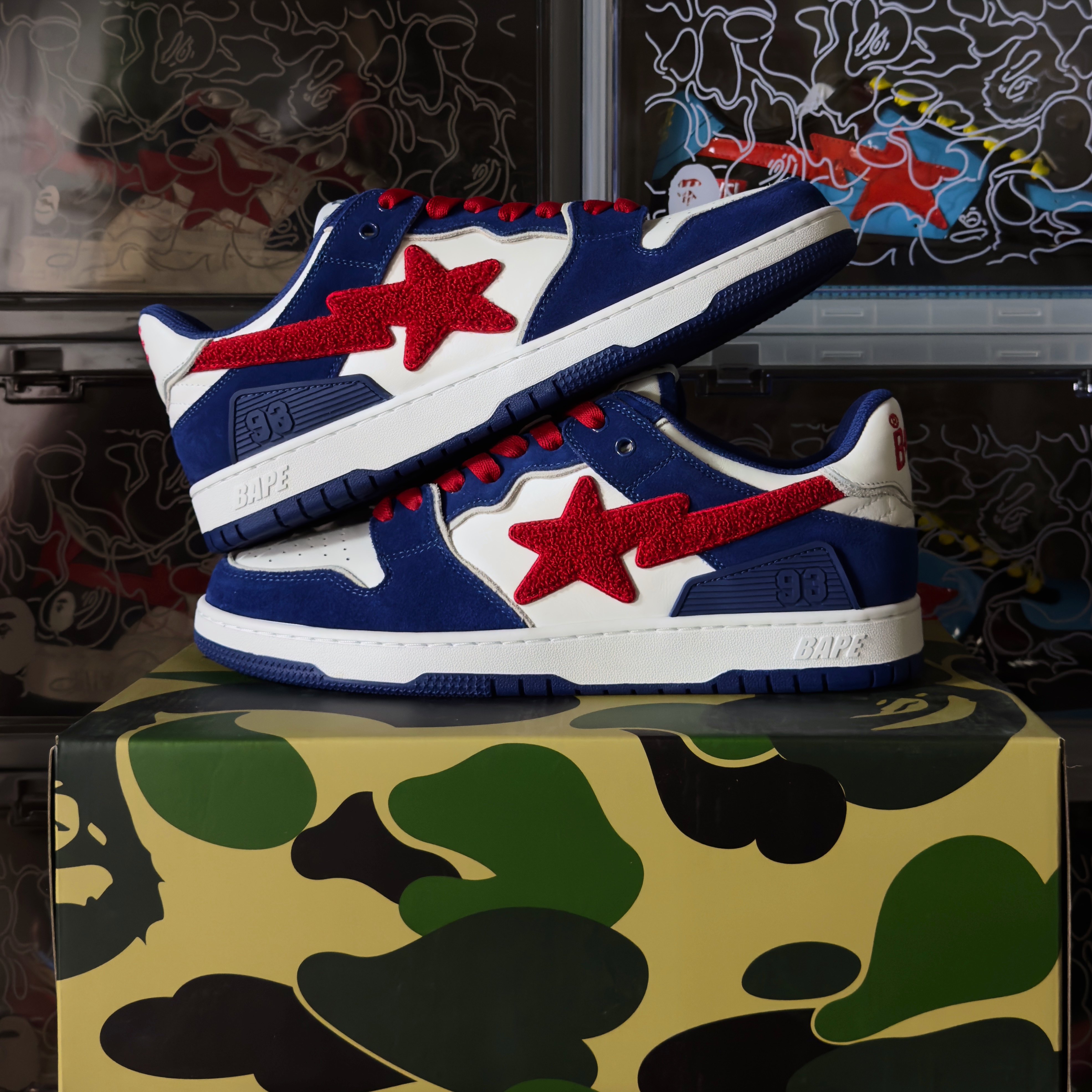 (46) A Bathing Ape Sk8sta #2 M2 Blue 2024  