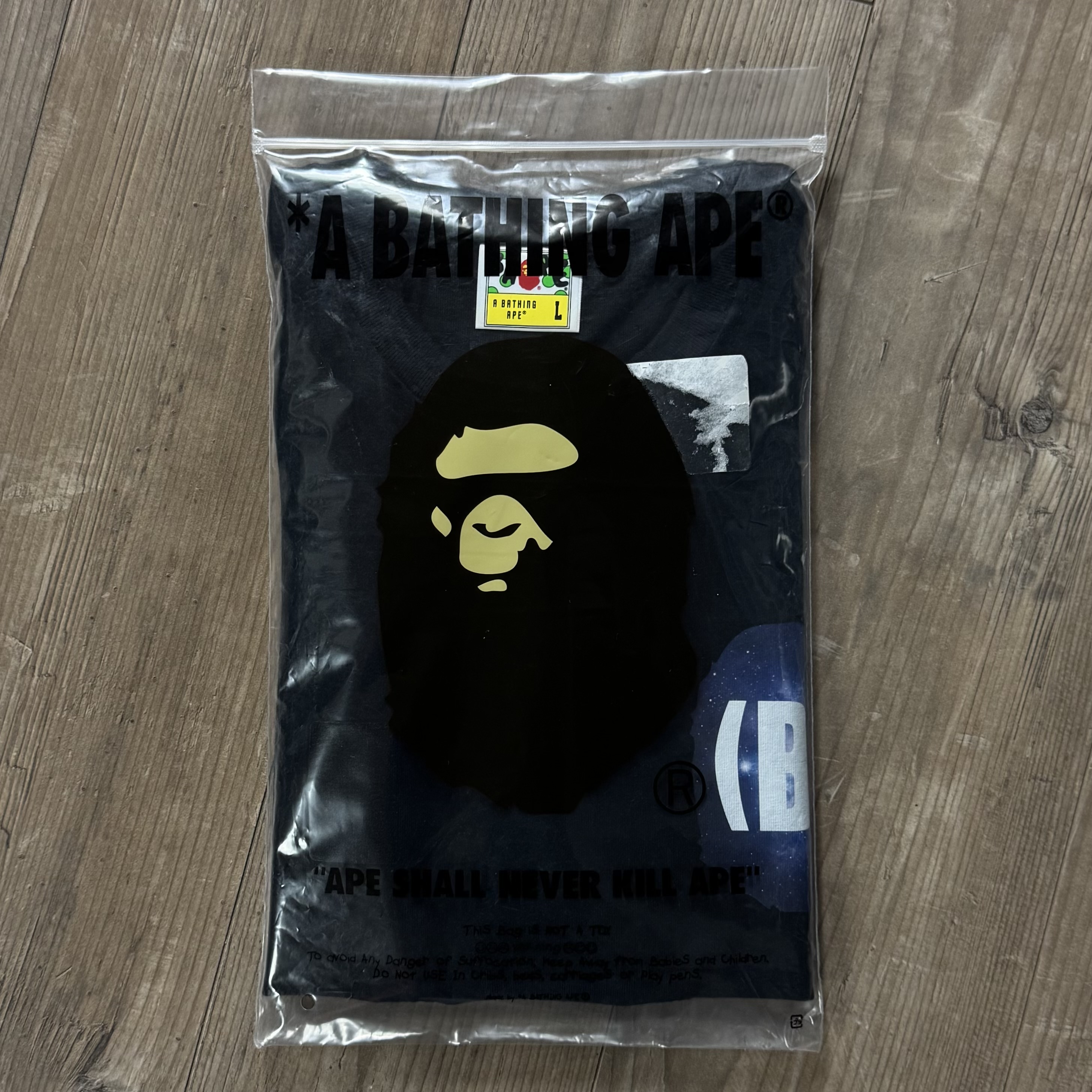 (L) Bape (B)apetaverse NFT Tee #3795 Black 2022