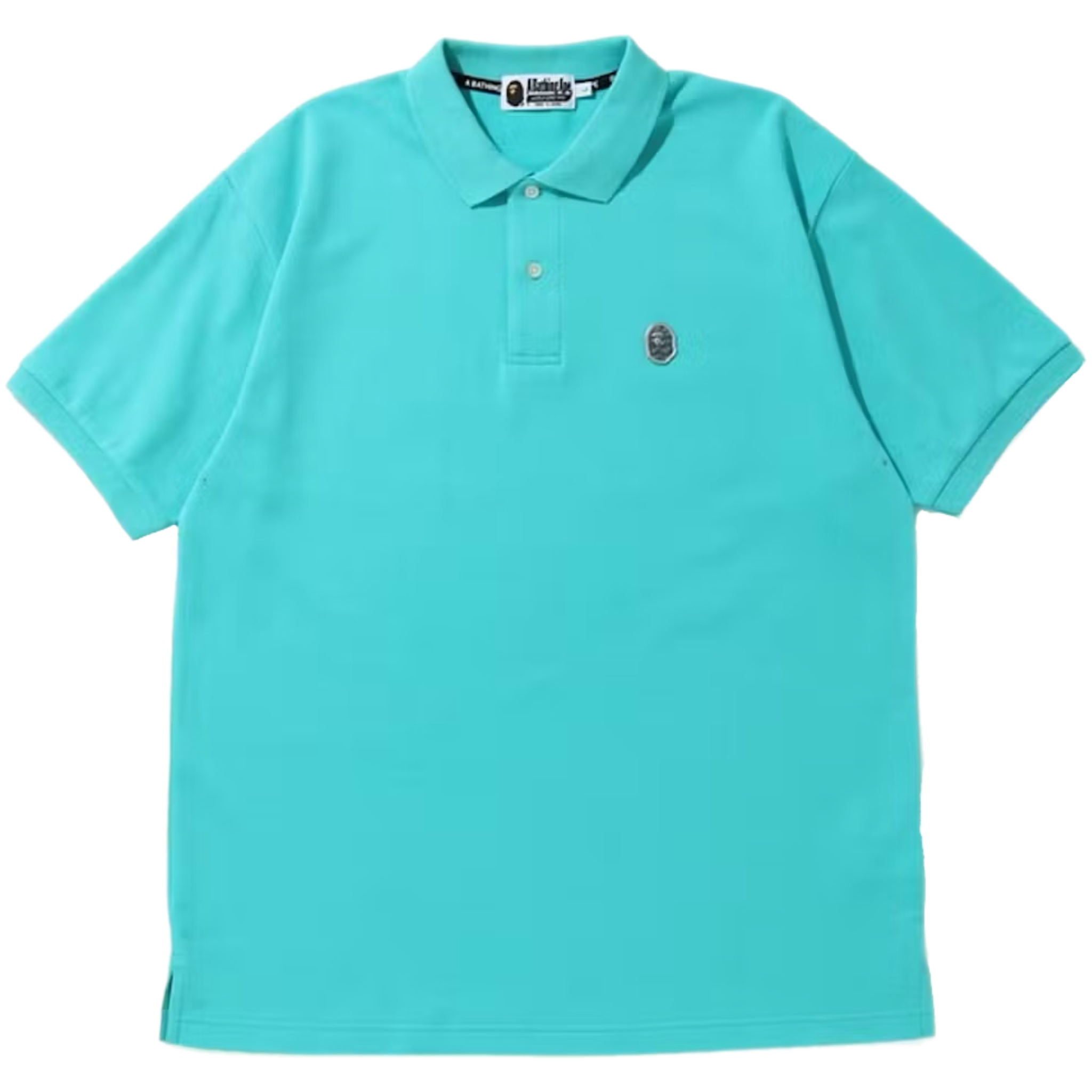 (M) Bape Ape Head One Point Relaxed Fit Polo Shirt Sax 2020