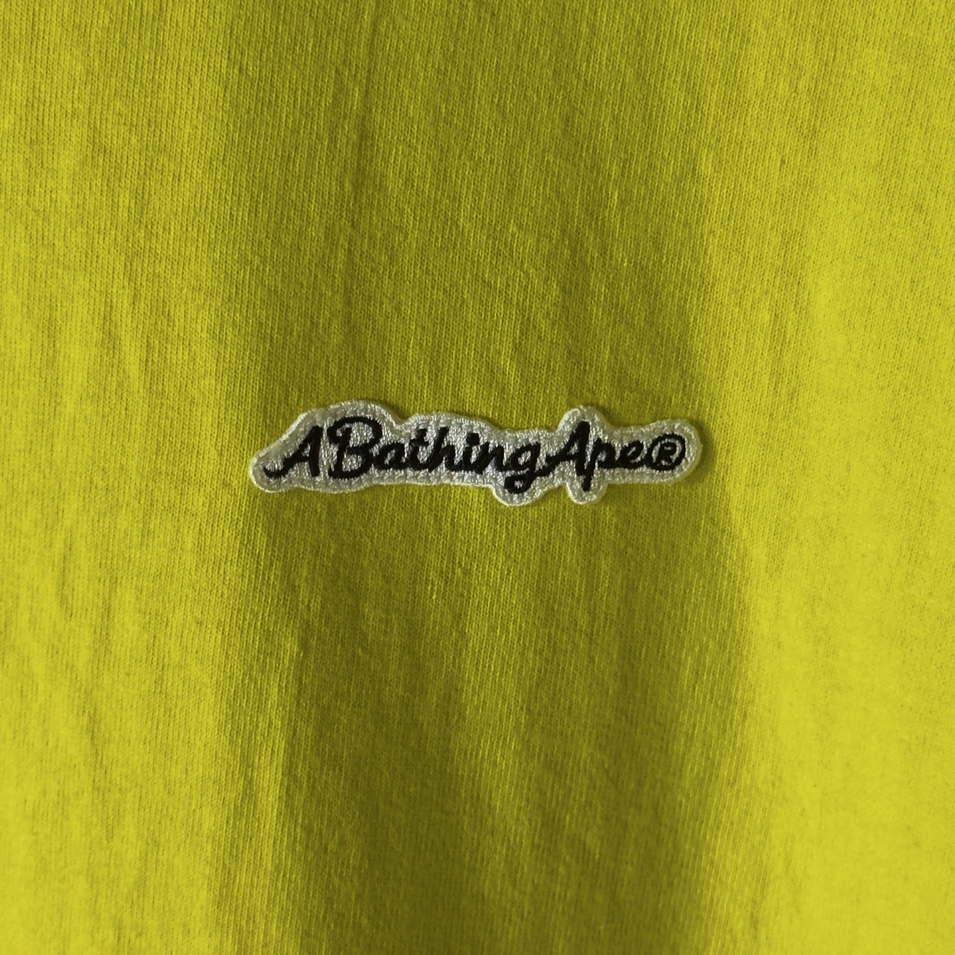 (M) Bape A Bathing Ape Tee Yellow