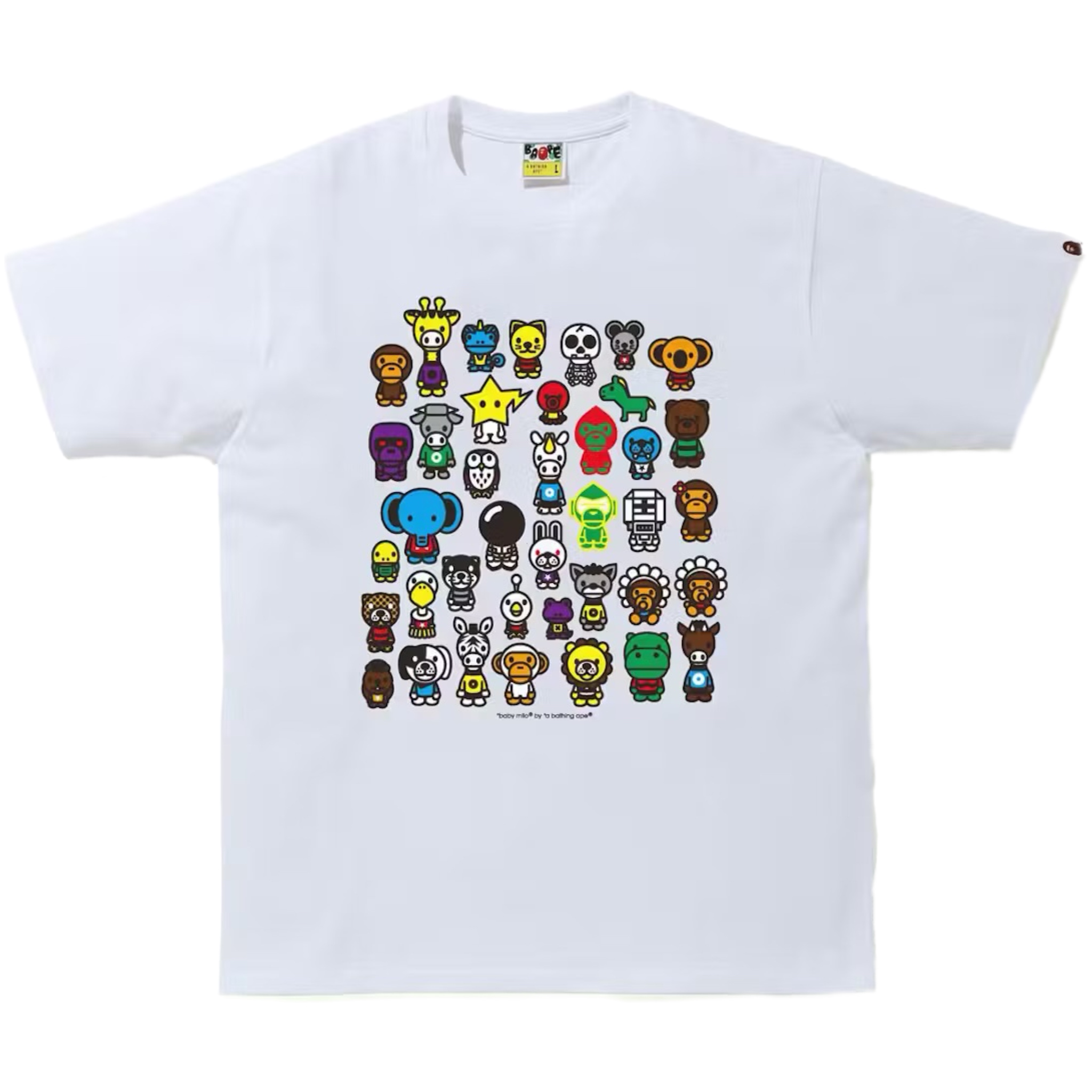 (L) Bape A To Z Tee White 2021