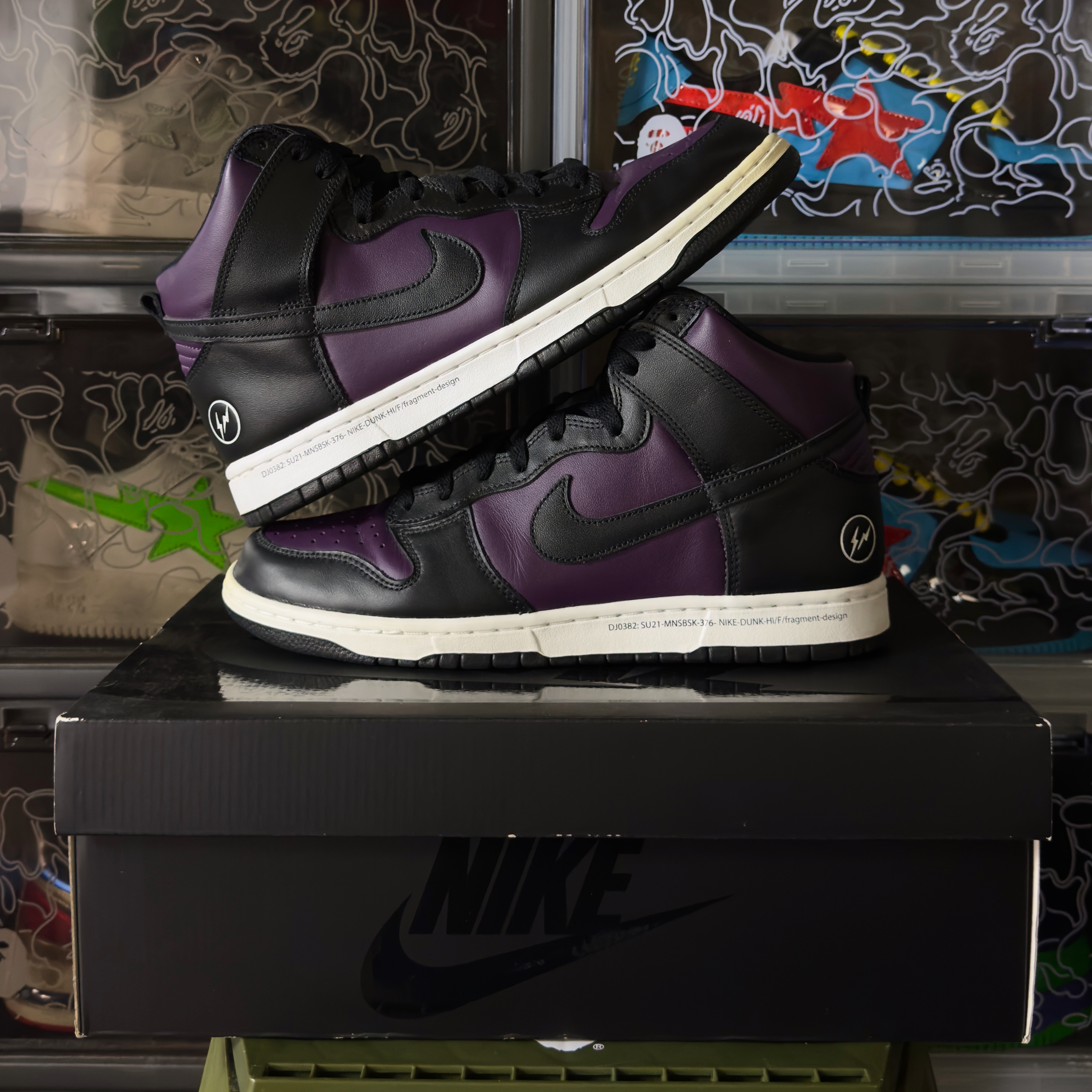 (44) Nike x Fragment Dunk High Beijing 2021