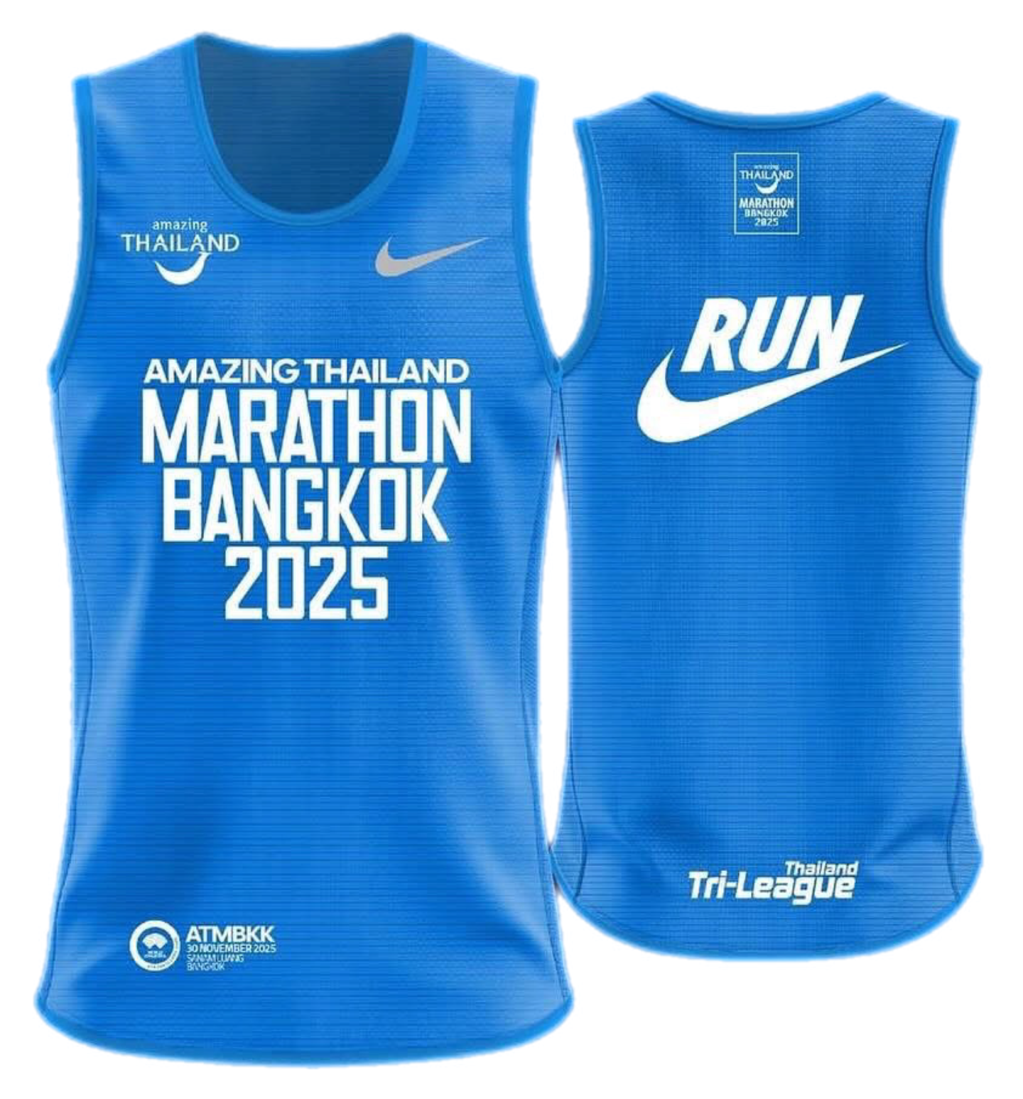 (XL) Nike ATM Bangkok Singlet Blue 2025