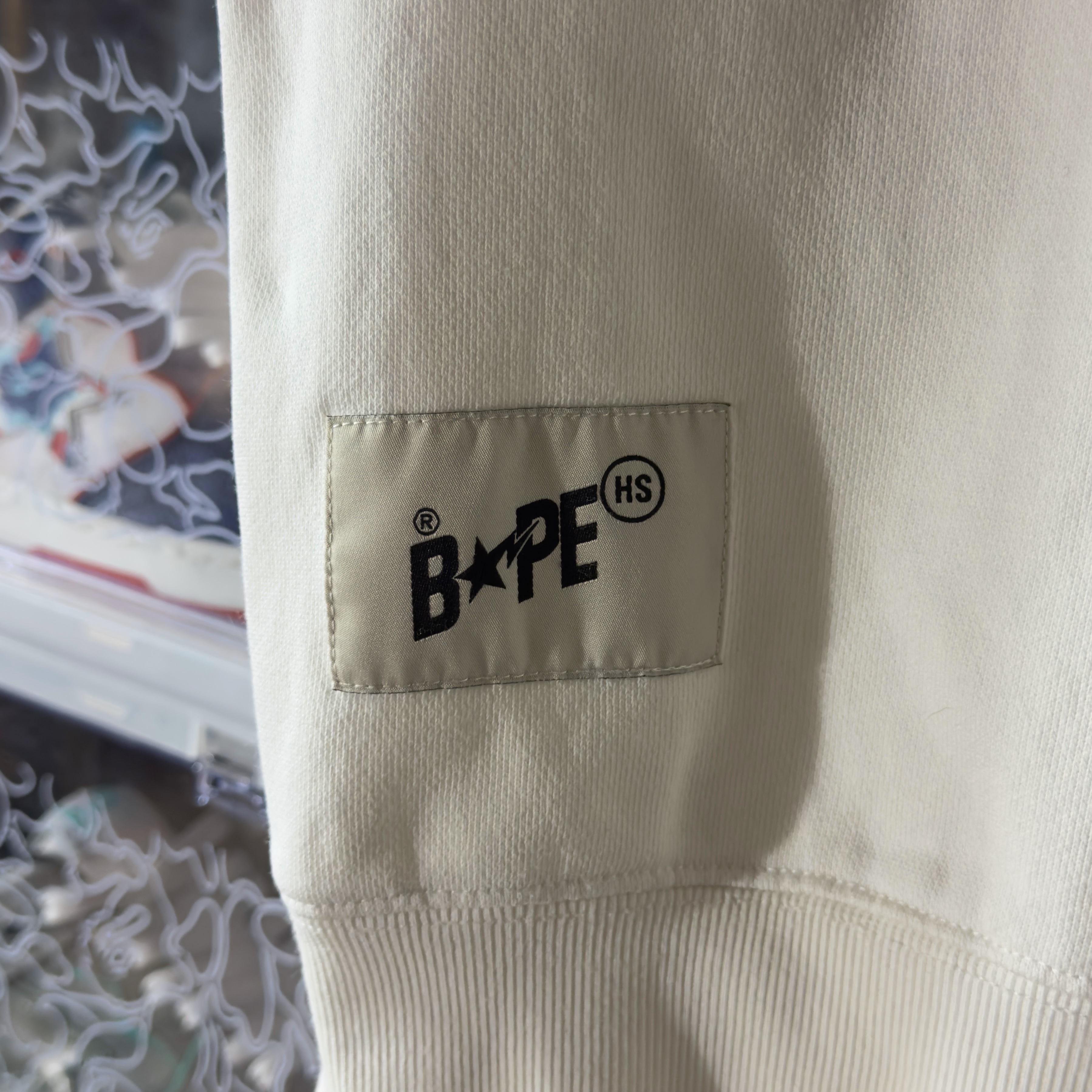 (L) Bape x Highsnobiety Crewneck Ivory 2023