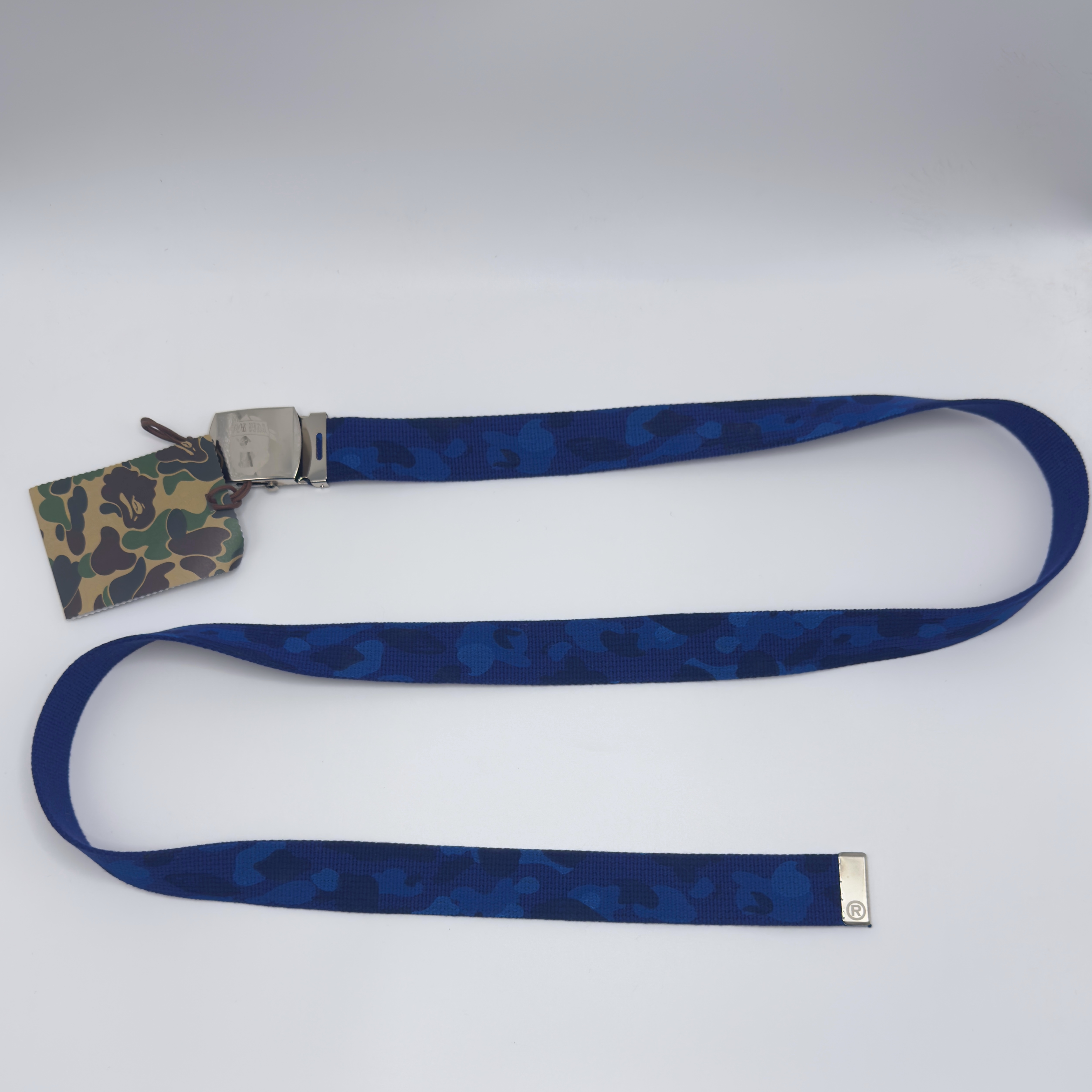 Bape x Undefeated Color Camo Belt Blue 2015