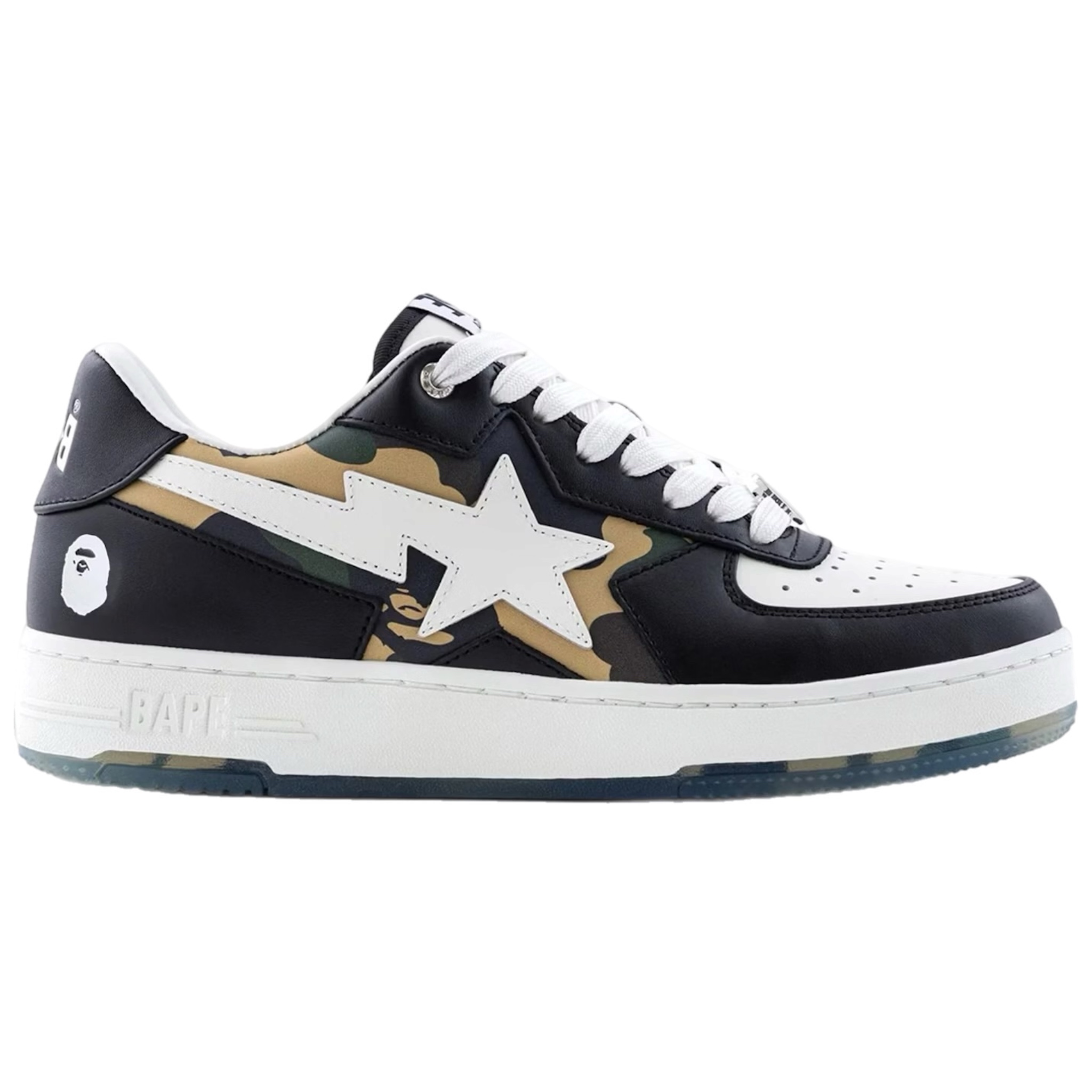 (46) A Bathing Ape Bapesta Icon #2 Black Camo 2025