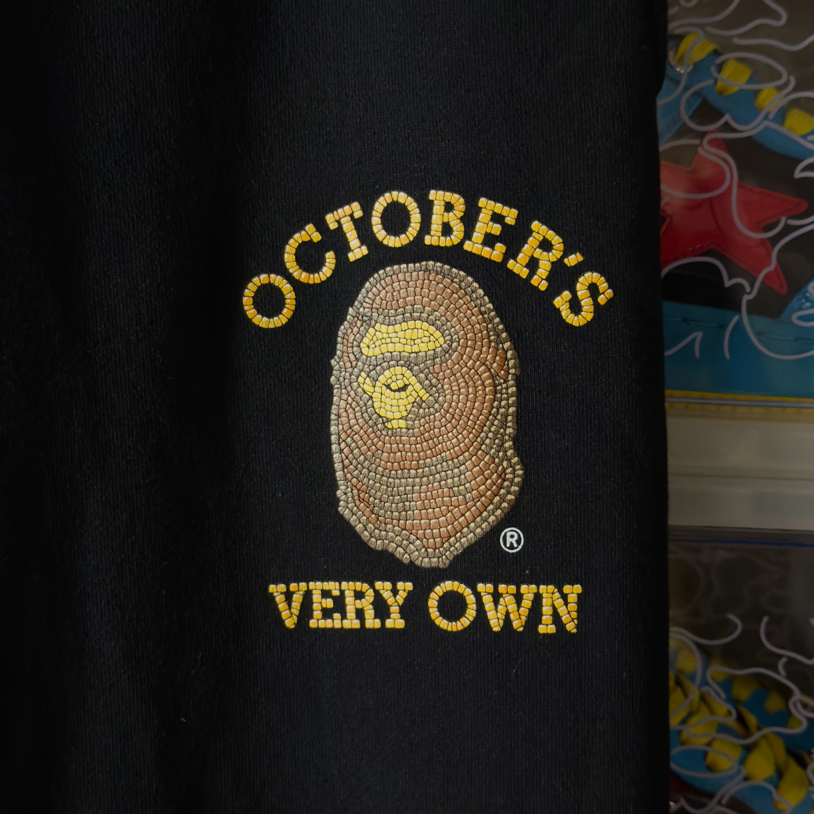 (L) Bape x OVO Slim Sweat Pants Black 2021 