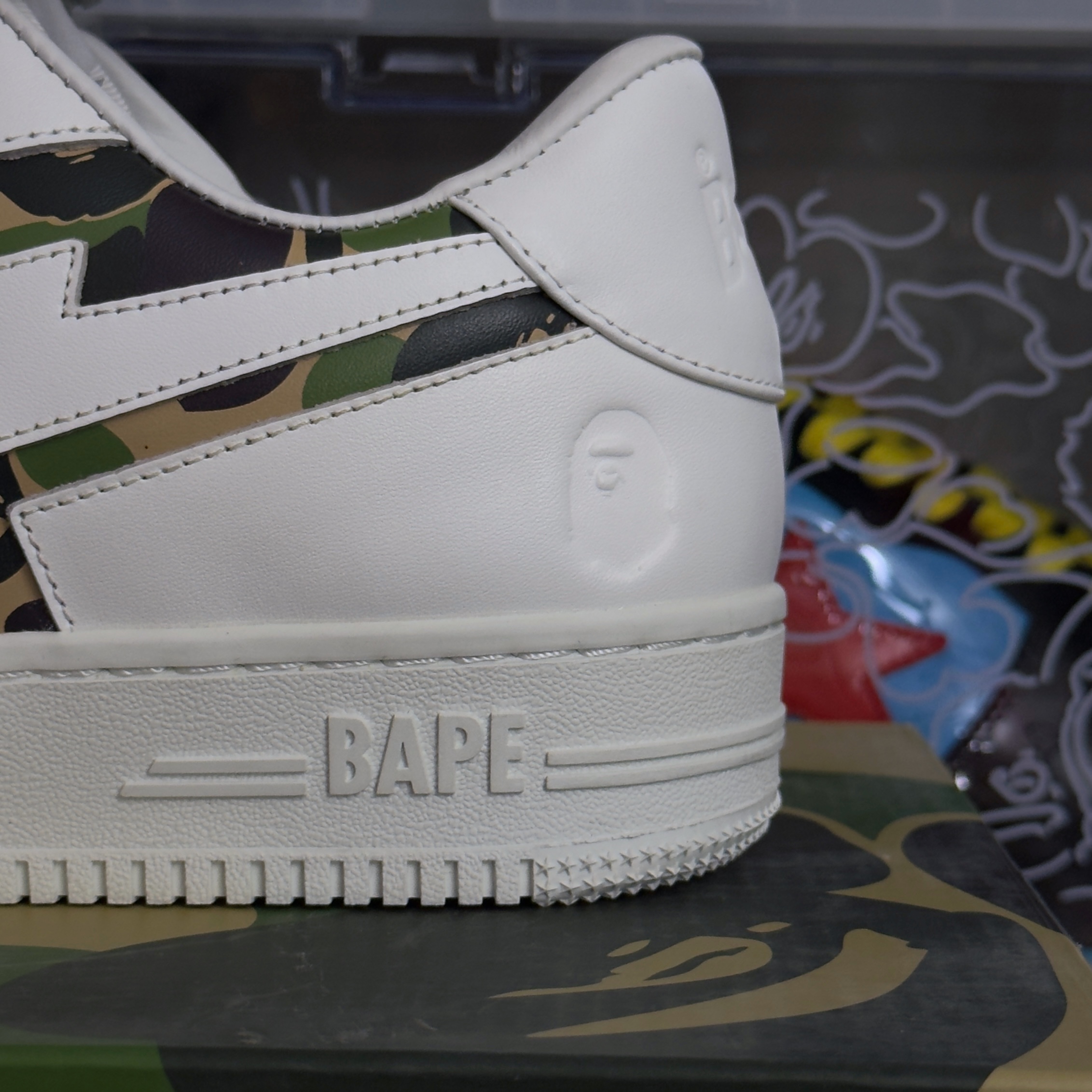(42,5) A Bathing Ape Bapesta Icon ABC Camo Green 2024