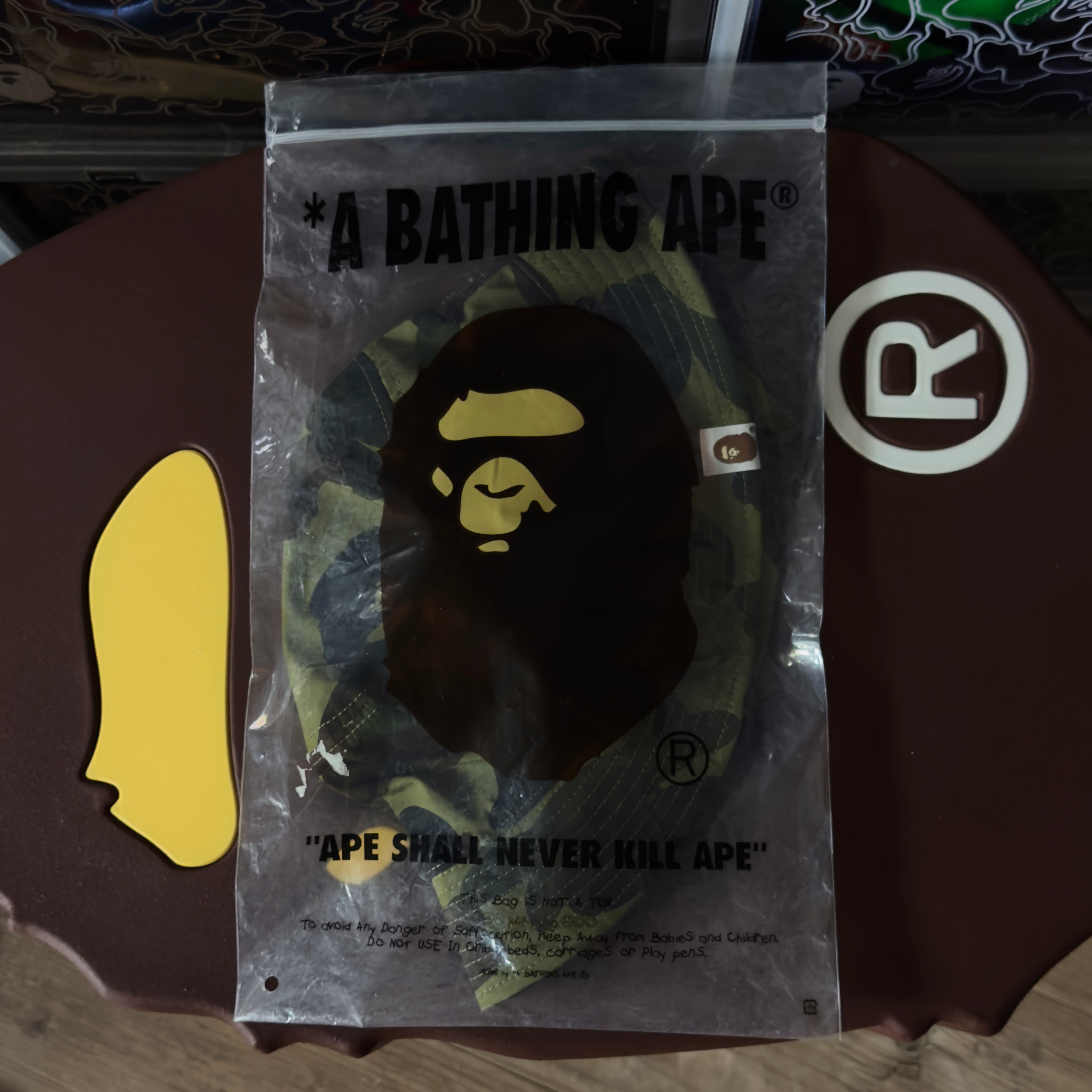 (M) Bape 1st Camo Bucket Hat Green