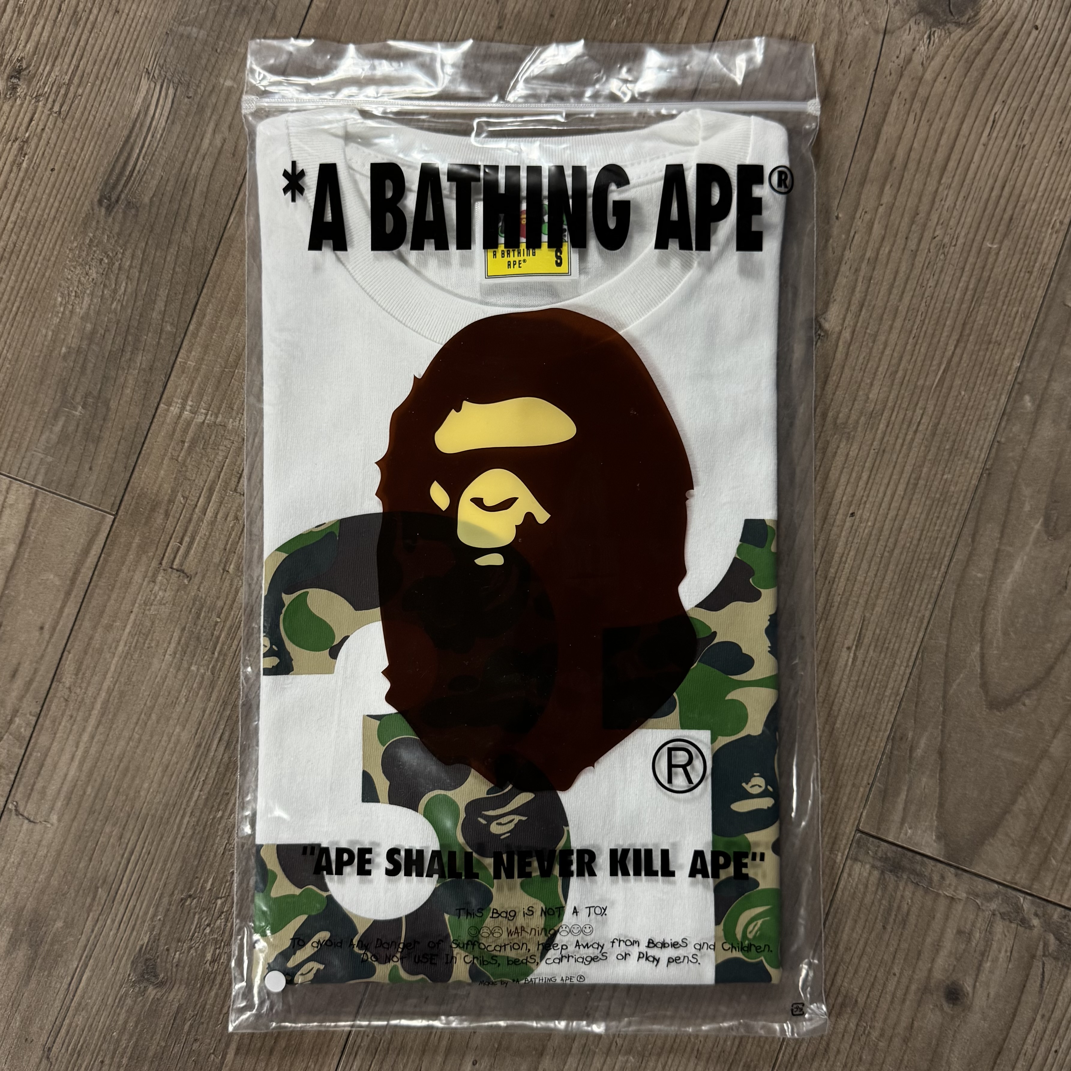 (S) A Bathing Ape 31st Anniversary ABC Camo Tee White/Green 2024