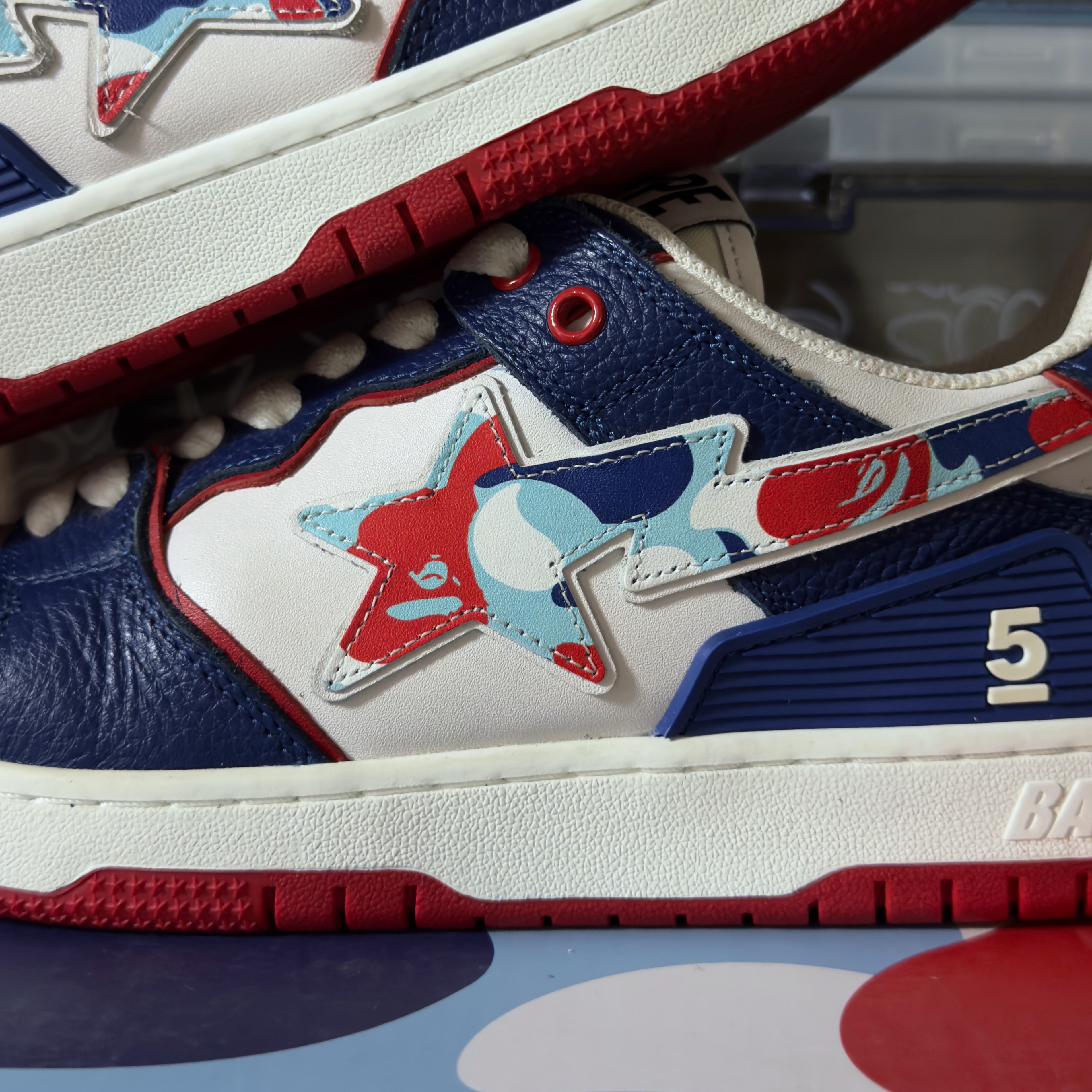 (42,5) A Bathing Ape Bape SK8STA 5th Anniversary Paris Exclusive 2023