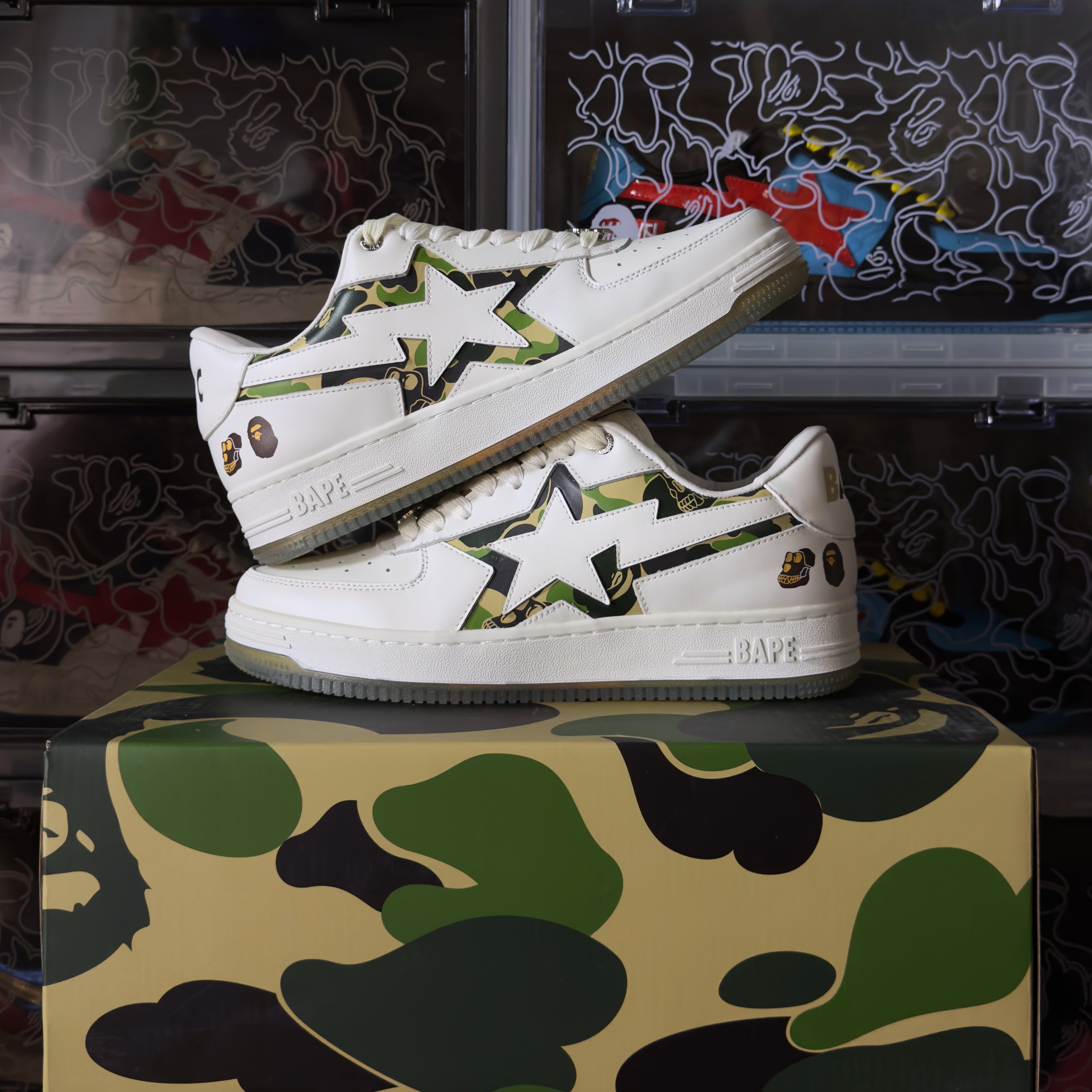 (41) A Bathing Ape Bapesta 2 x BAYC Camo 2023