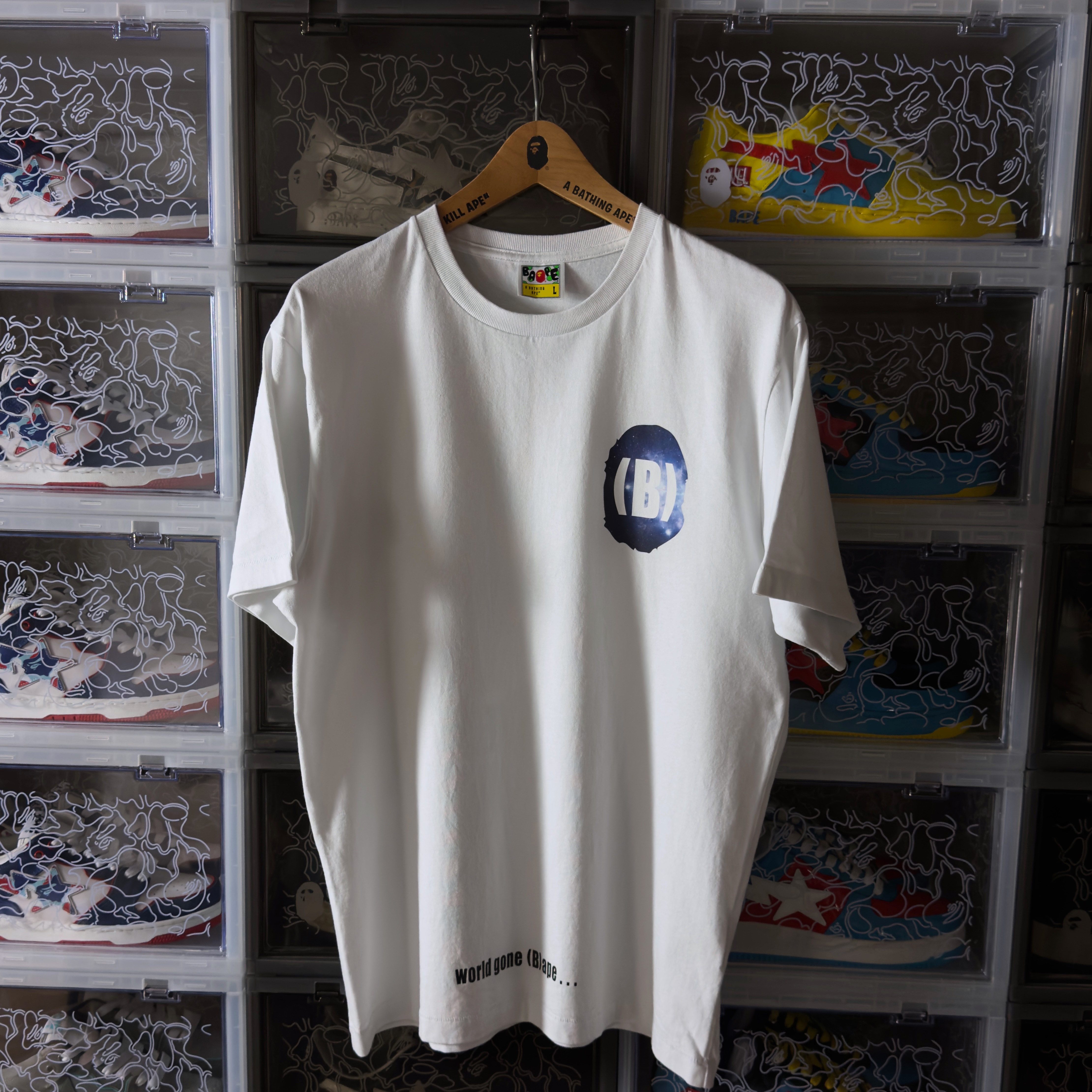 (L) Bape (B)apetaverse NFT Tee #3795 White 2022