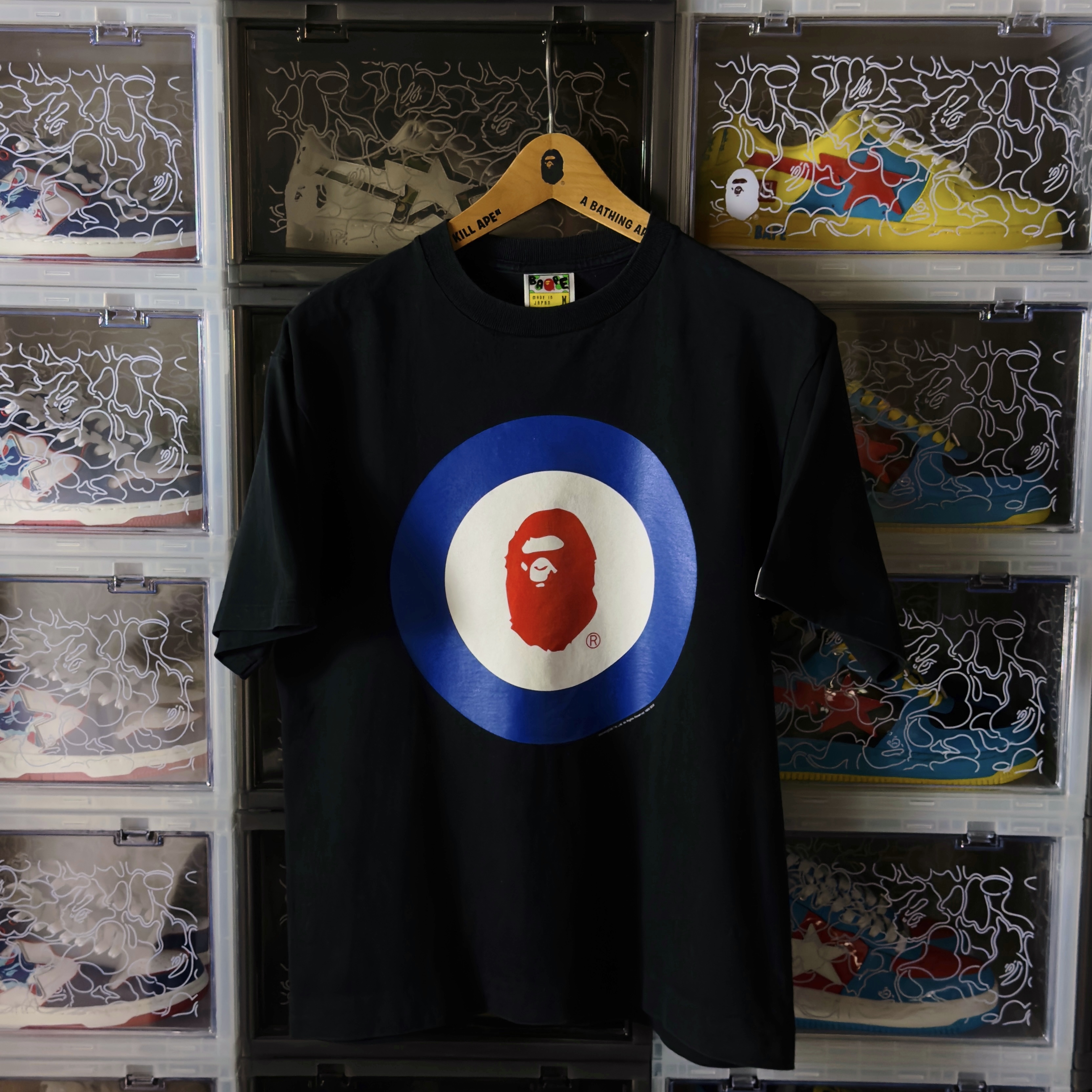 (M) Bape Target Graphic Tee Black 2010