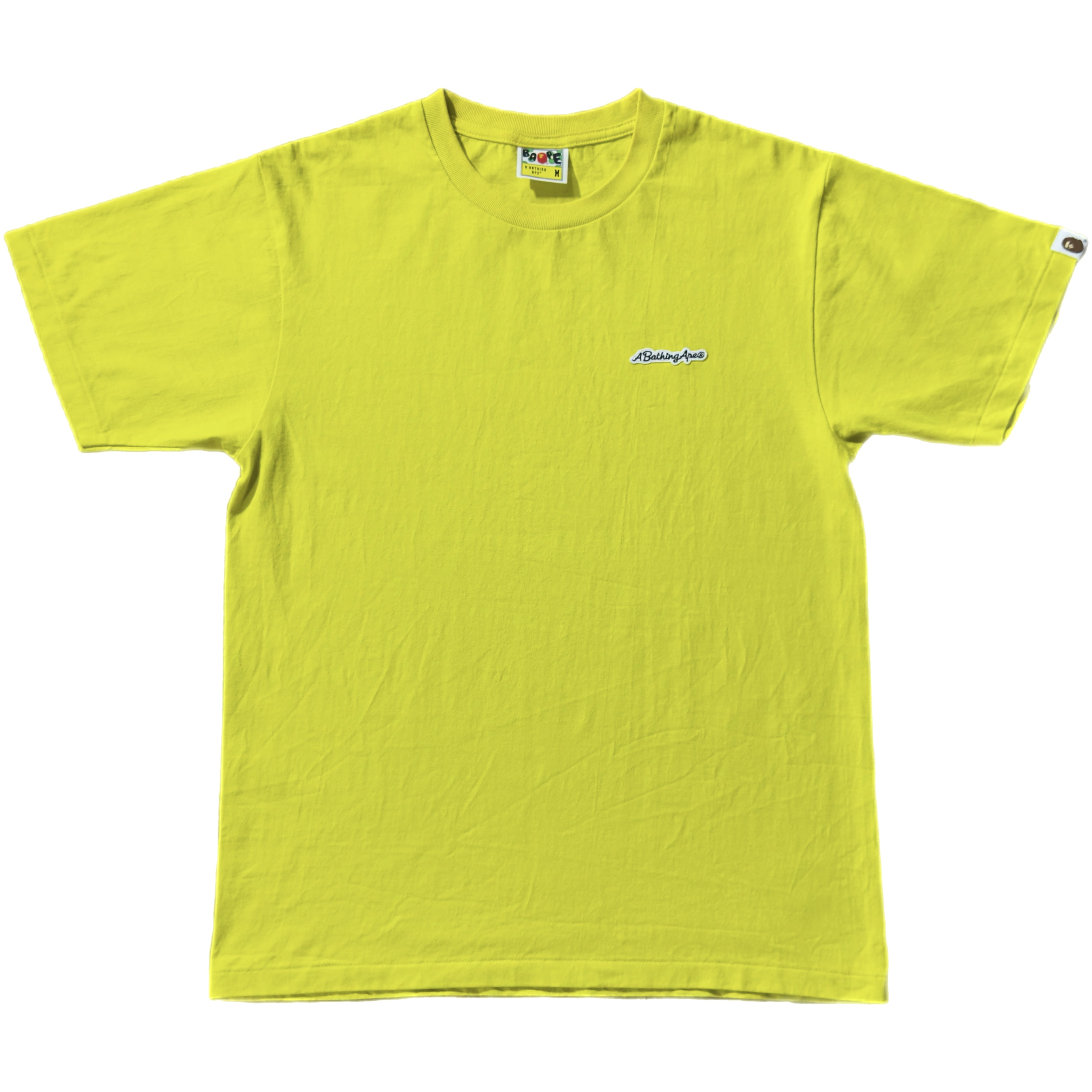 (M) Bape A Bathing Ape Tee Yellow