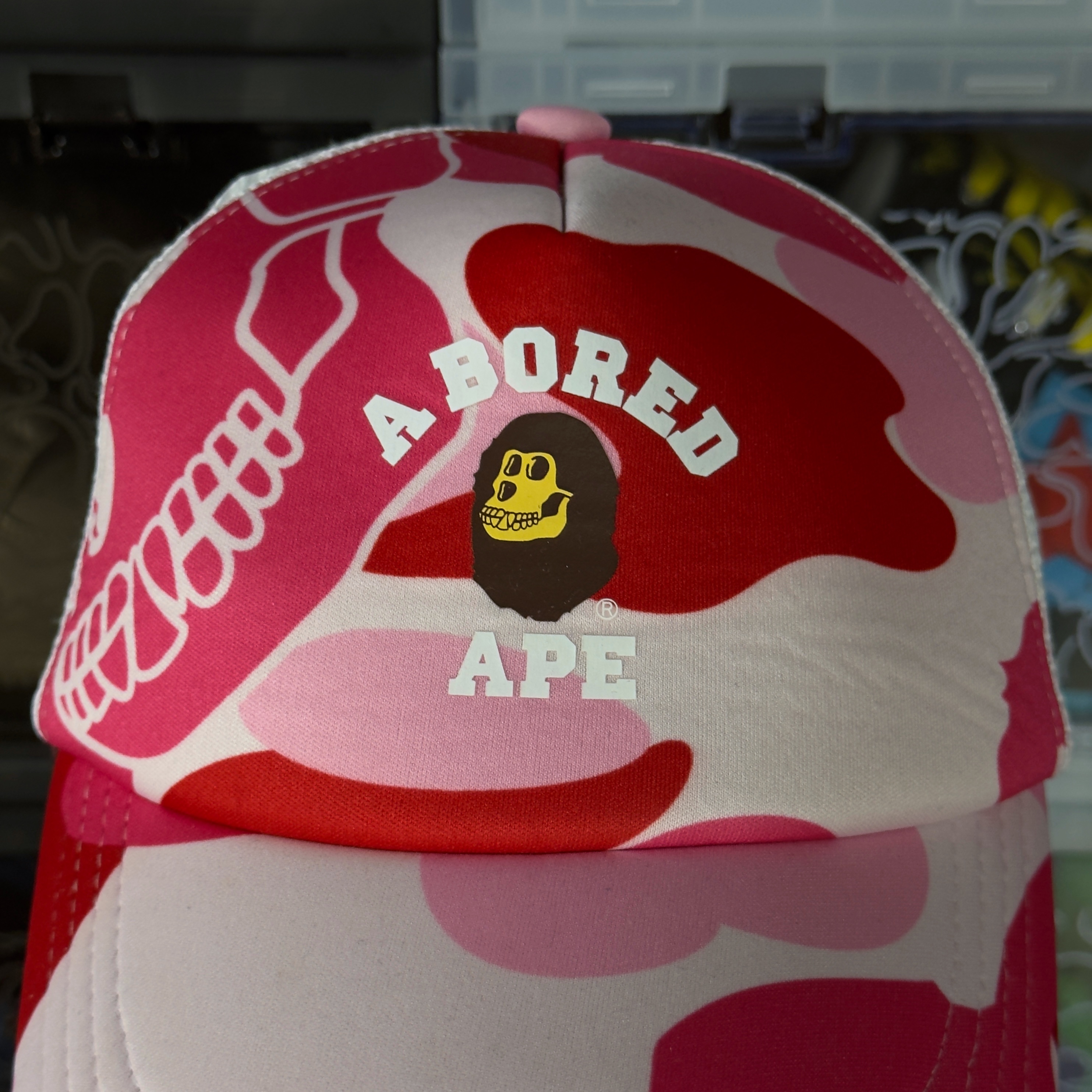 Bape x BAYC Mesh Cap Pink 2023