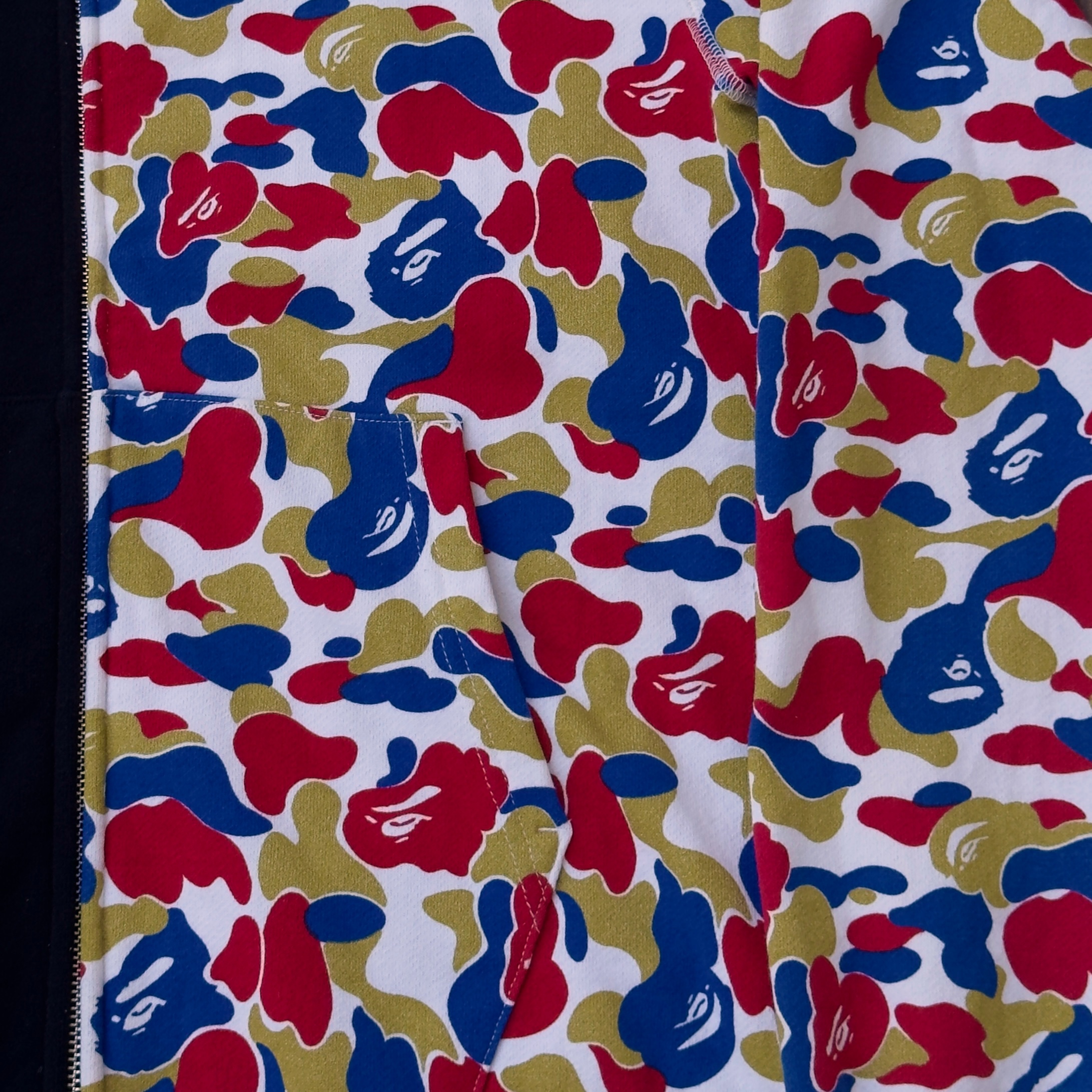 (M) Bape Store Bangkok 5th Anniversary Shark Full Zip Hoodie Black 2021