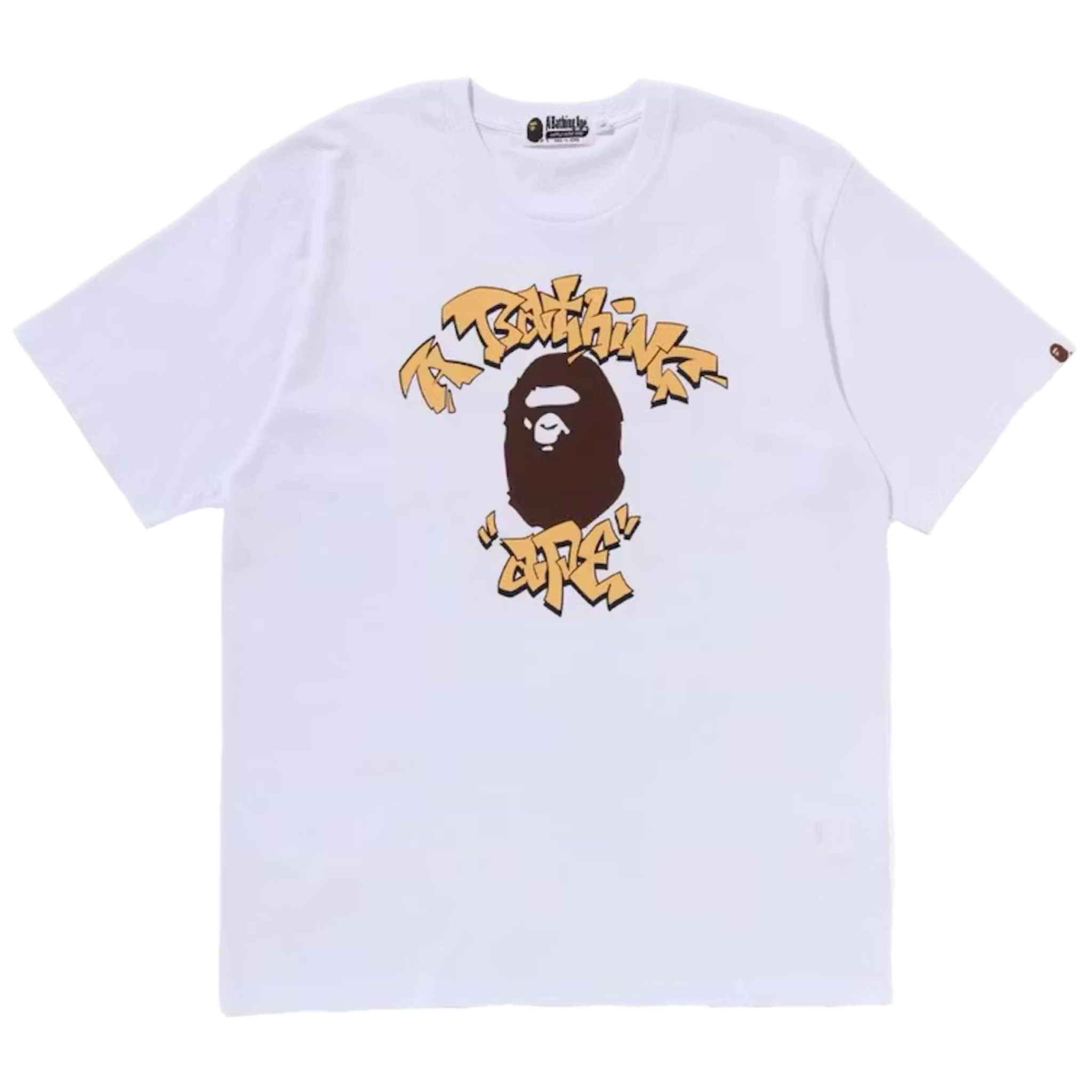 (XL) Bape Graffiti College Tee White 2023