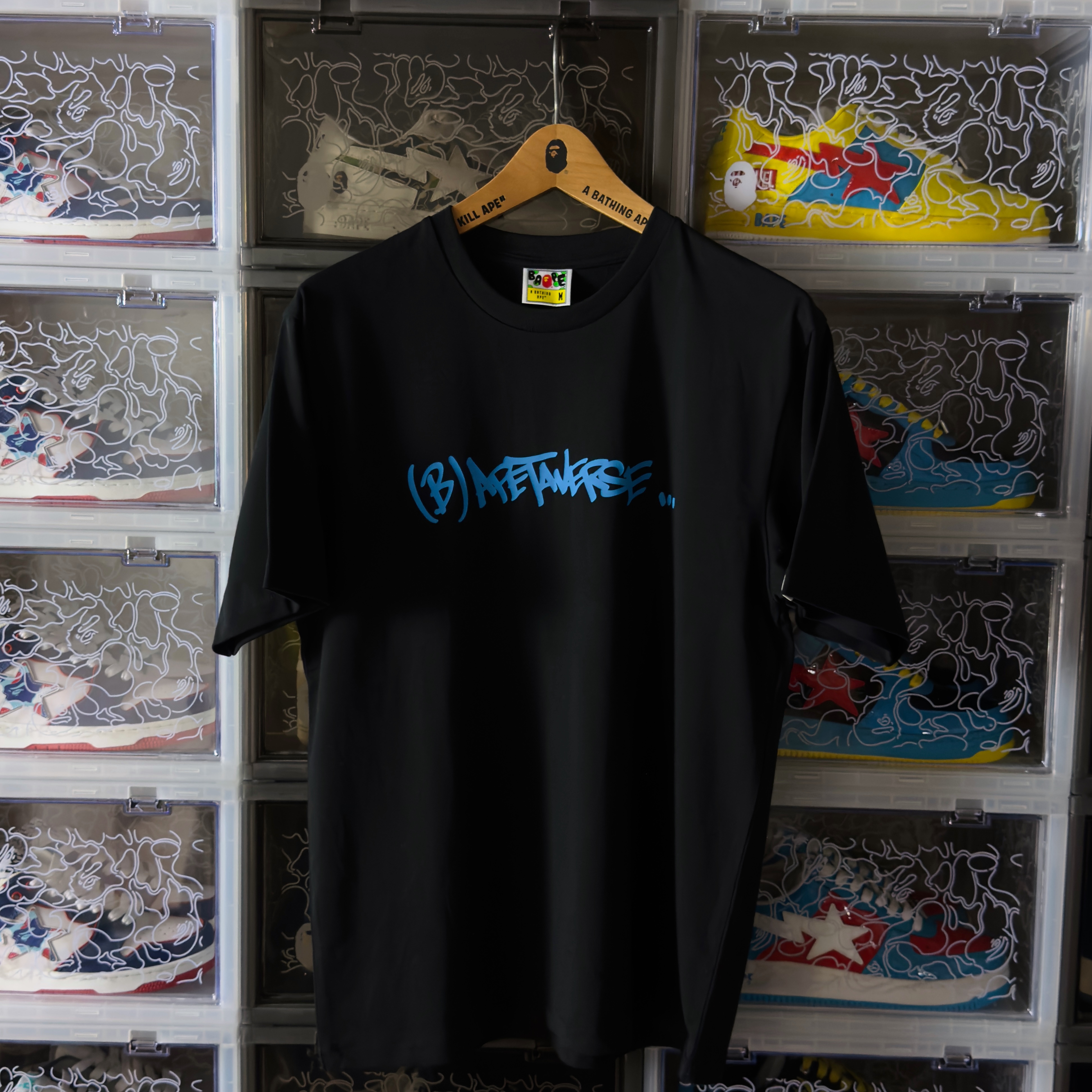 (M) Bape x Stash (B)apetaverse NFT Tee Black 2024