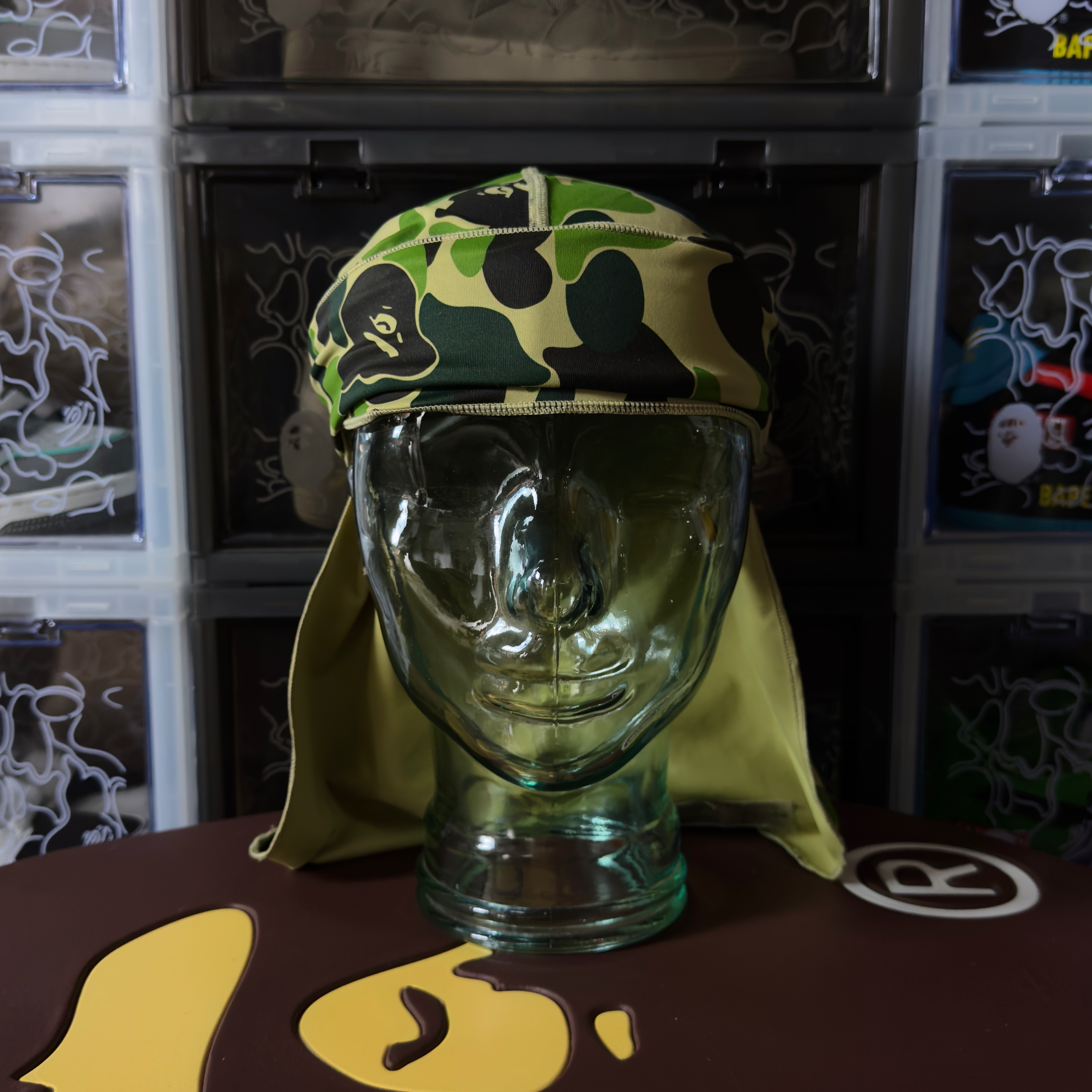 Bape ABC Camo Durag Green 2019