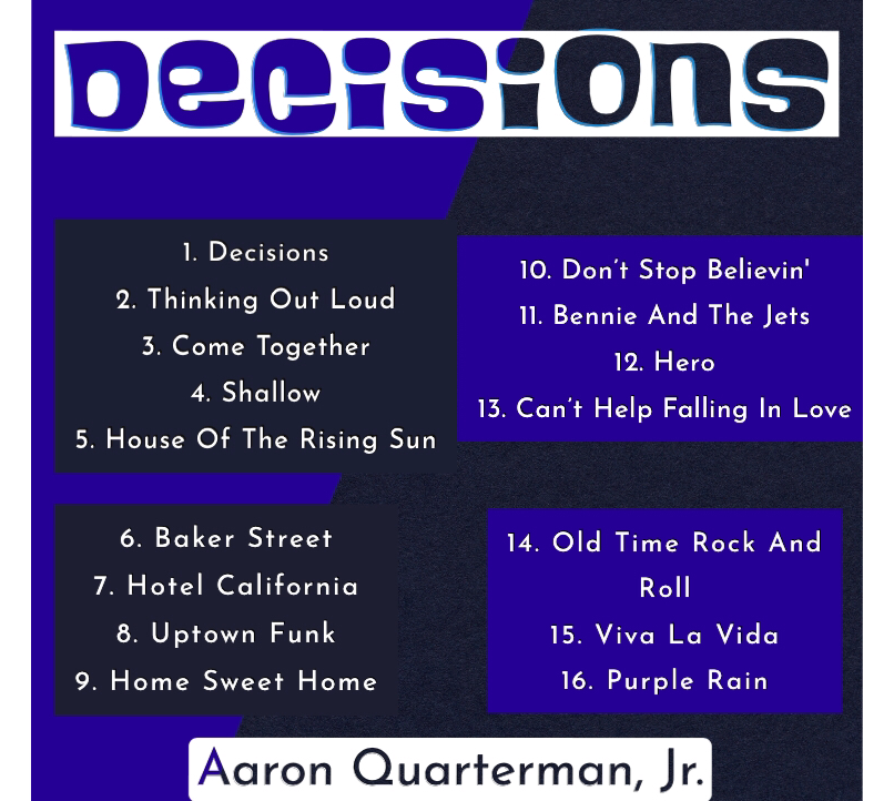 Decisions Physical CD Autographed Copy