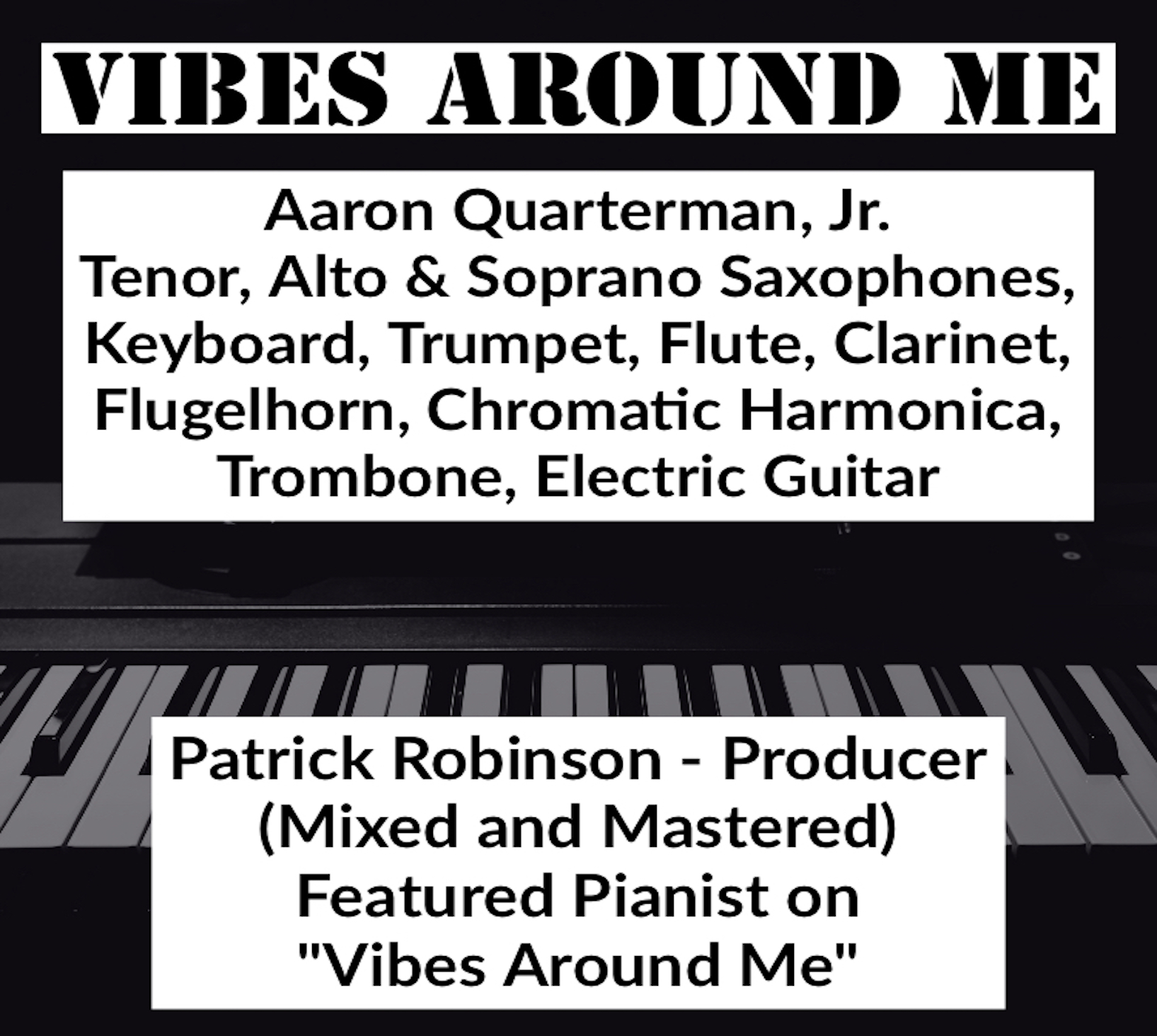 Vibes Around Me Physical CD Autographed Copy
