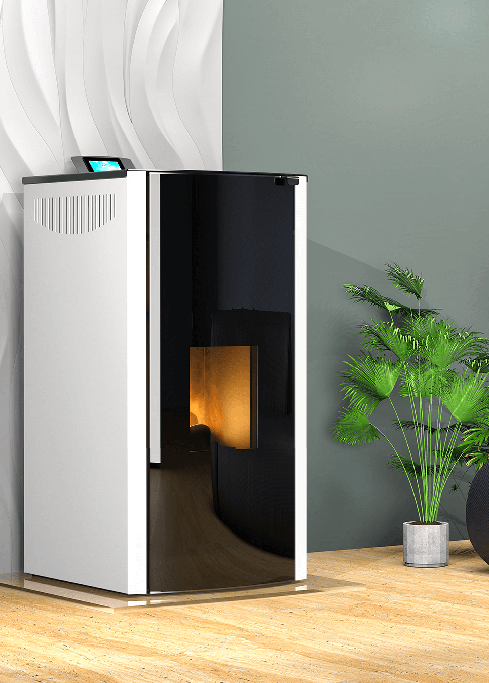  MARELI ONYX HYDRO FG granulinės krosnelės