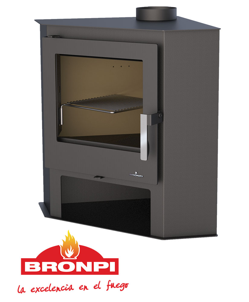 Malkinė kampinė krosnelė Bronpi Lerma