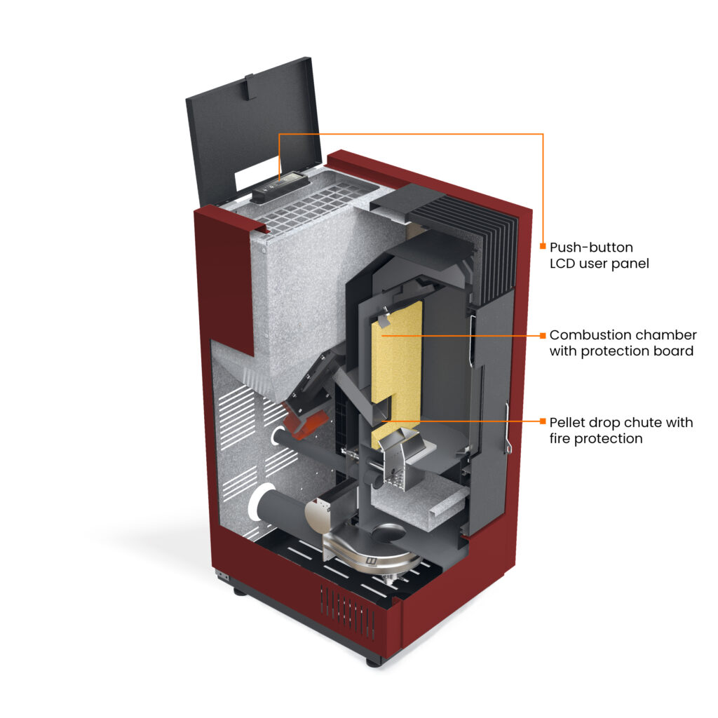 Thermasis ASTRA 8 orinė granulinė krosnelė