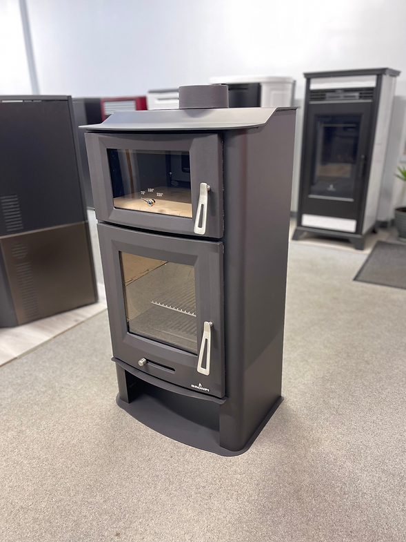 Malkinė krosnelė su orkaite Bronpi Tudela 13 kW