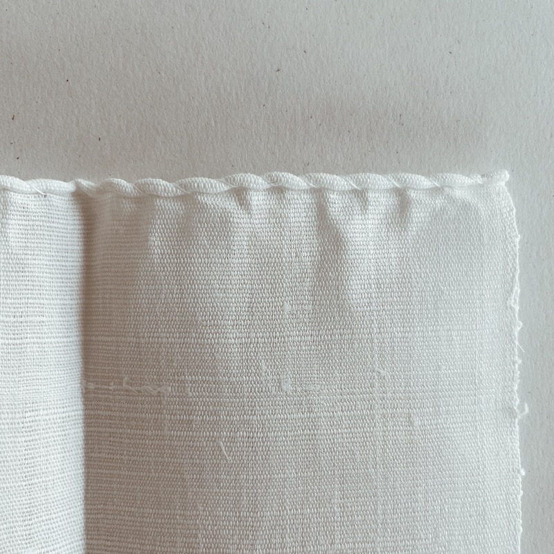 White Linen Chakin (Tea cloth)