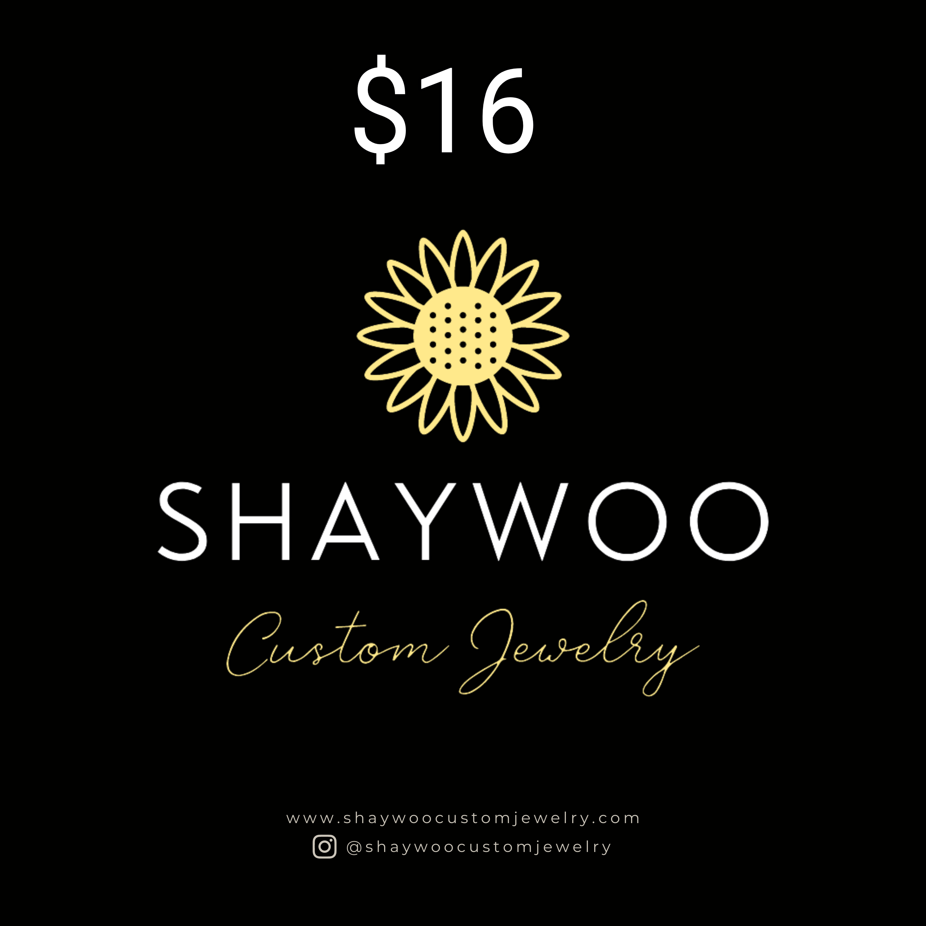 Made to order custom jewelry - $16