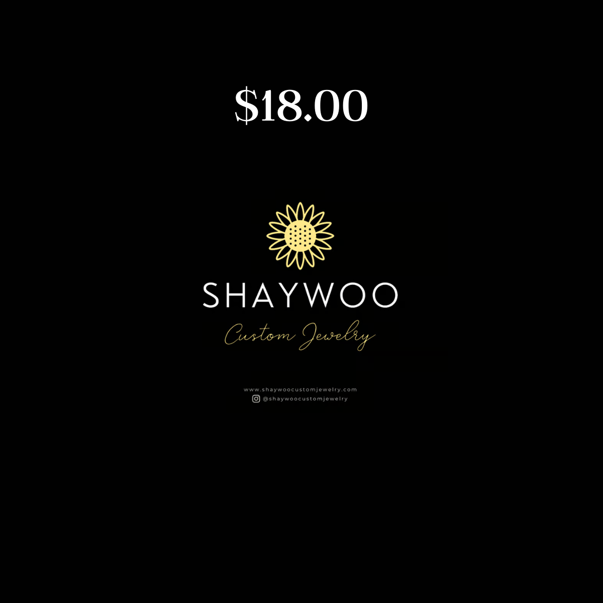 Made to order custom jewelry - $18