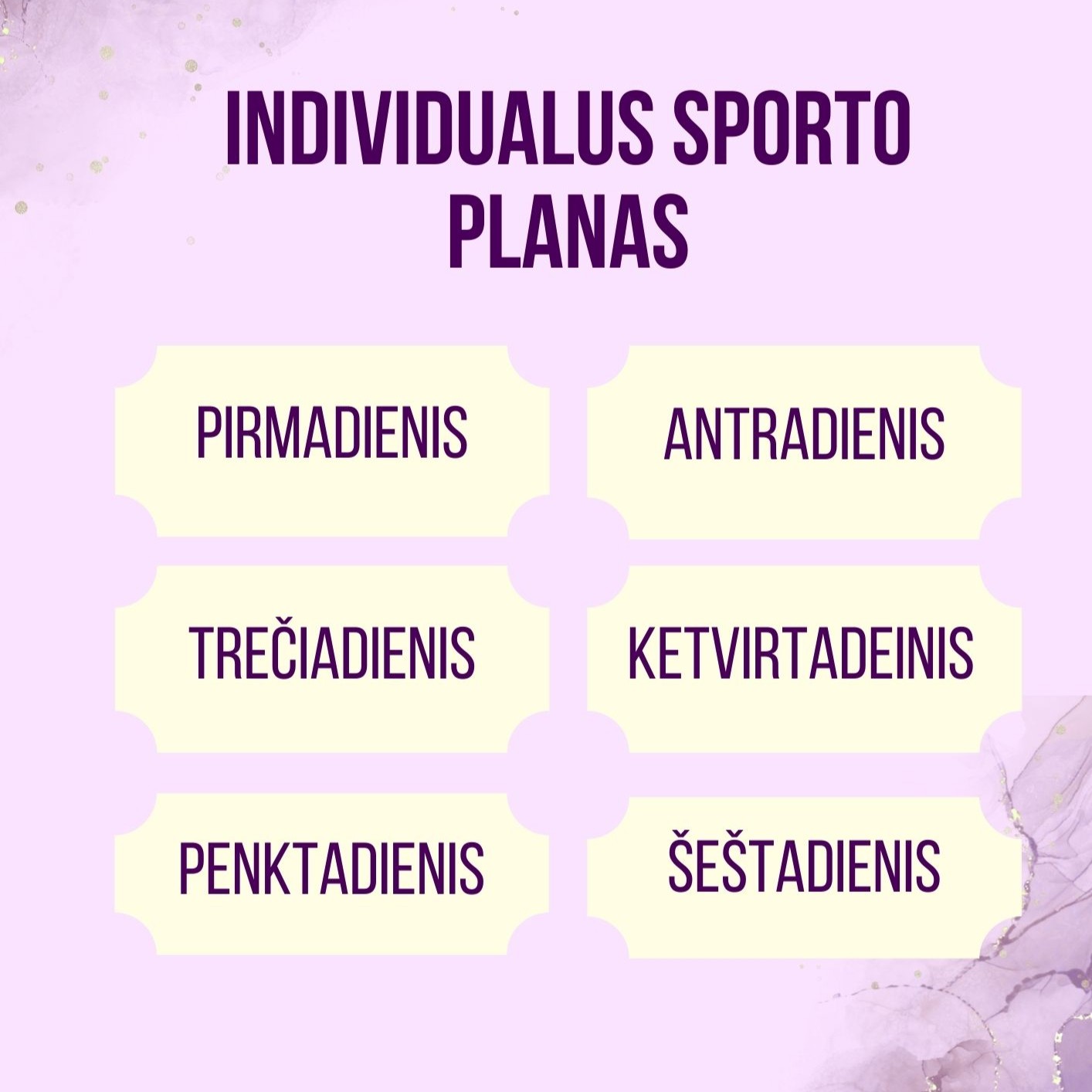 INDIVIDUALUS TRENIRUOČIŲ PLANAS