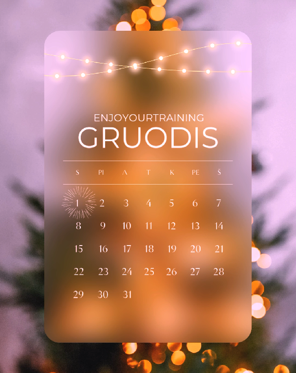 ADVENTO KALENDORIUS X SVEIKA NUGARA