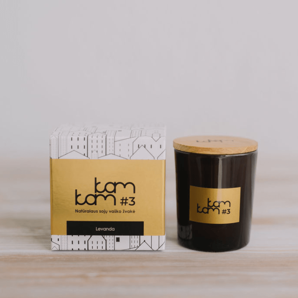 Sojų vaško žvakė "Kam Kam"
