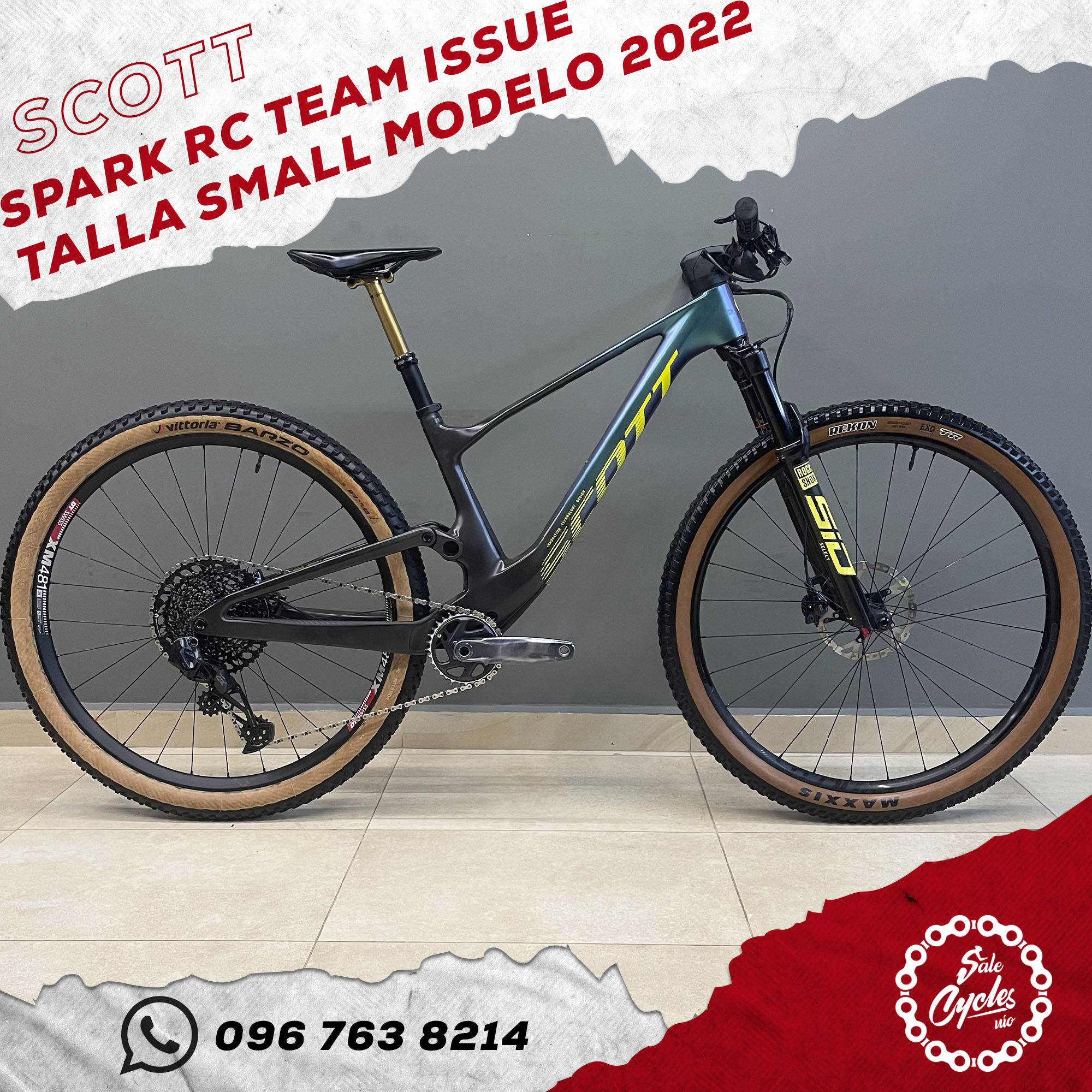 Scott Spark RC Team Issue AXS Small2022