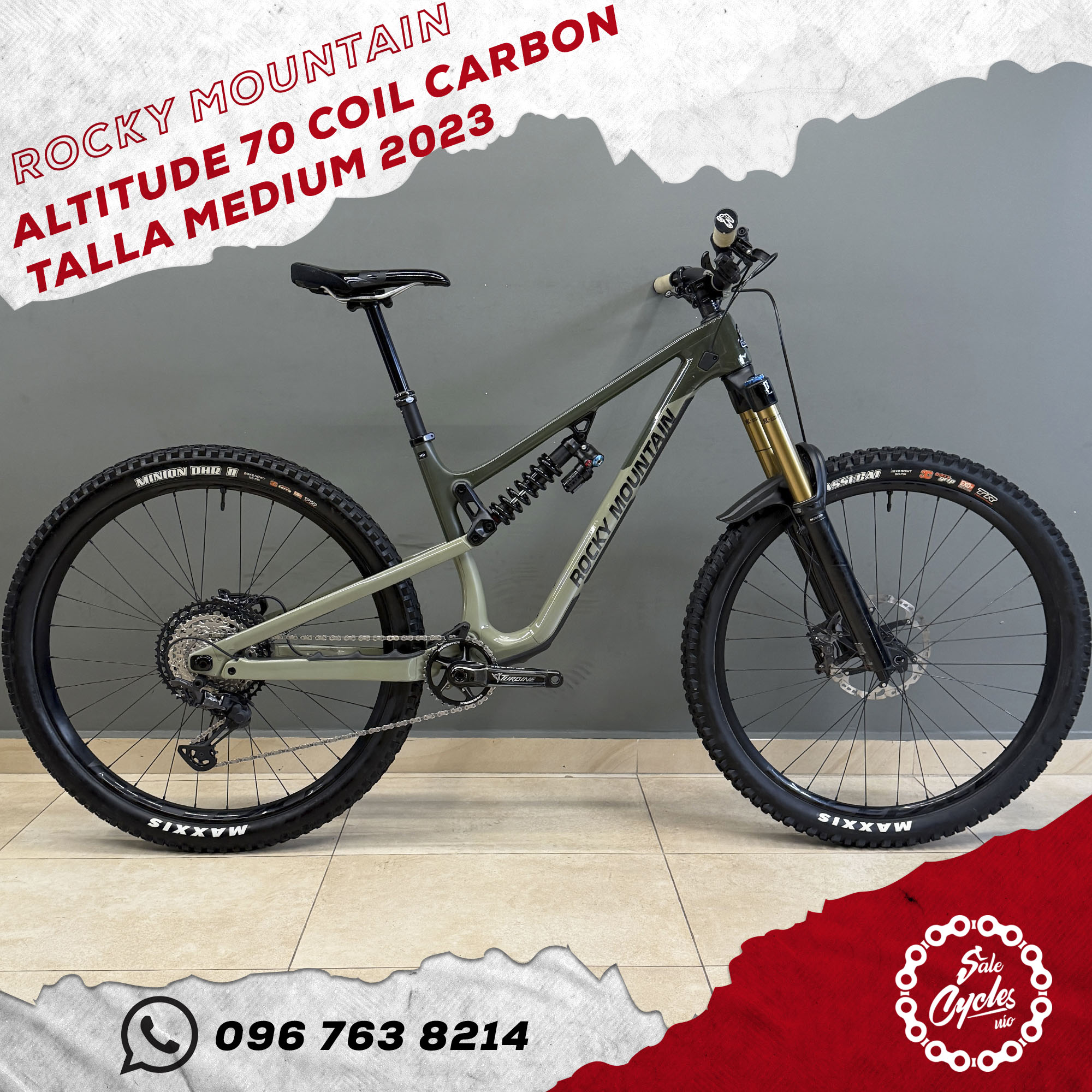Rocky Mountain Altitude 70 Coil Carbon Medium 2023
