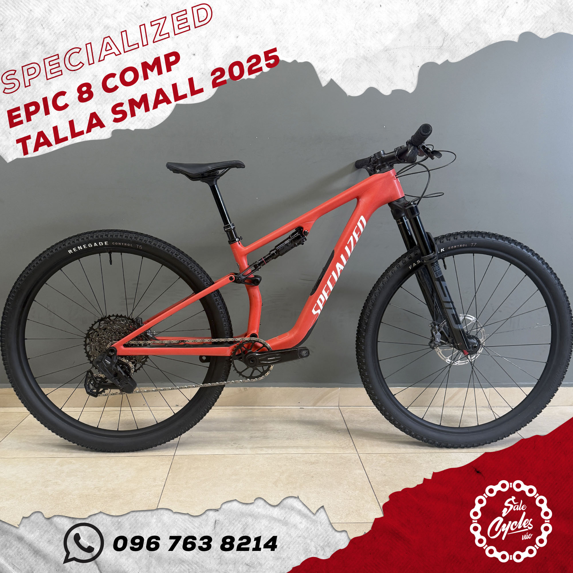 Specialized Epic 8 Comp Small 2025