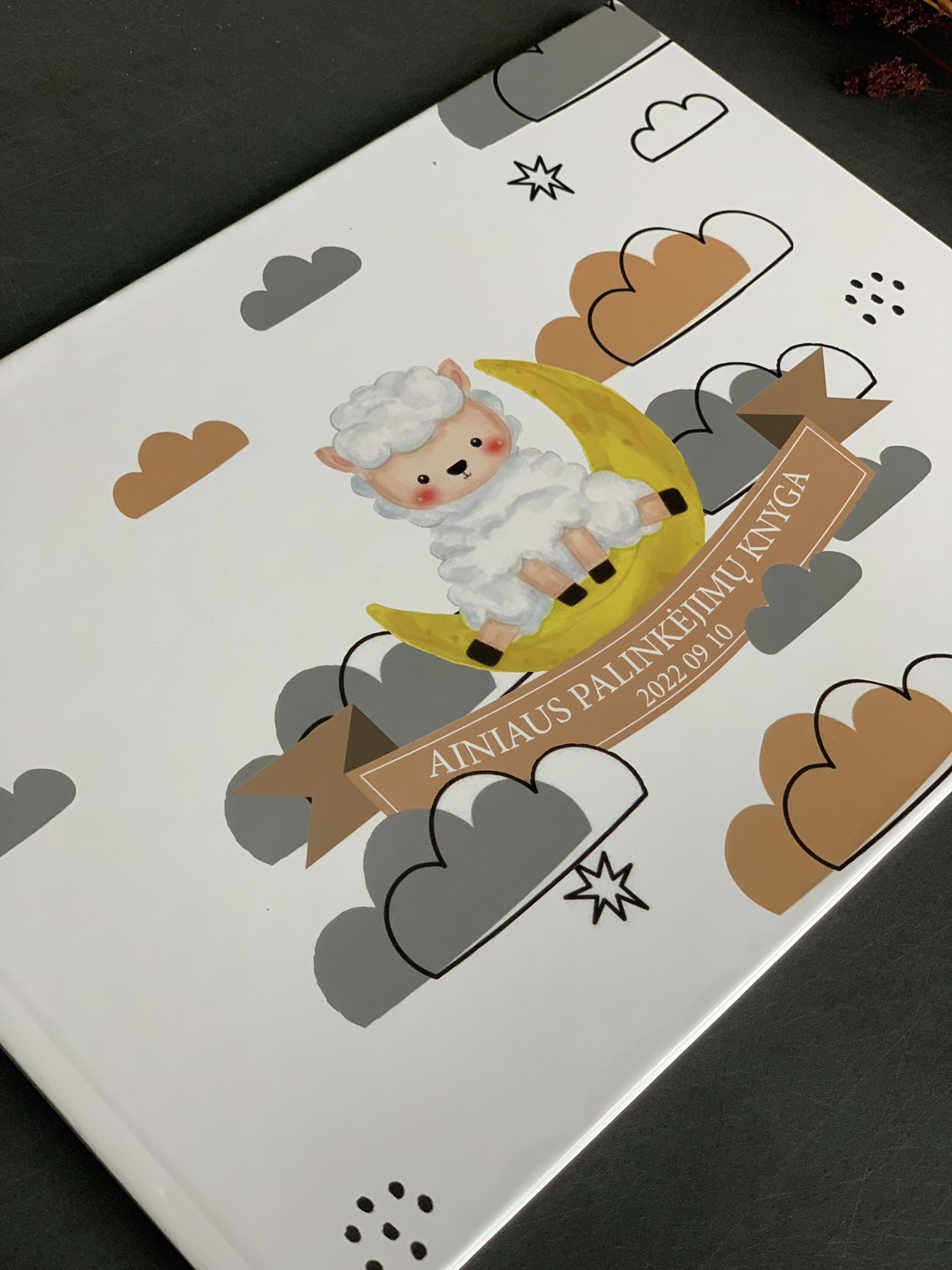 Personalized Guestbook/Photo Album For The Baptism With Name And Date