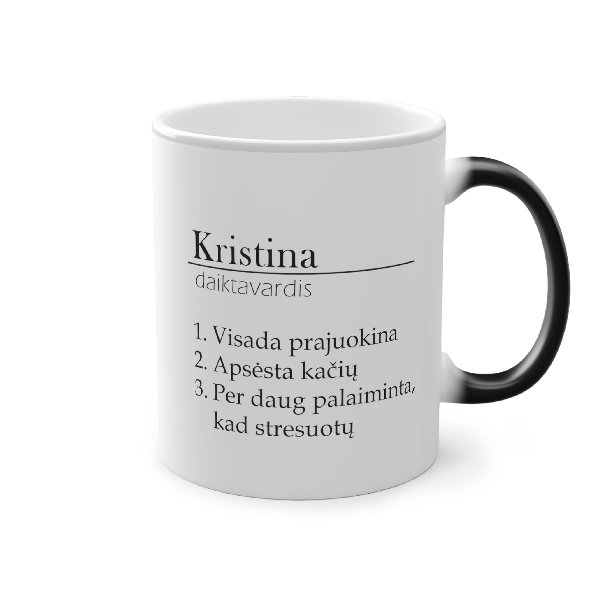 Personalizuotas magiškas puodelis