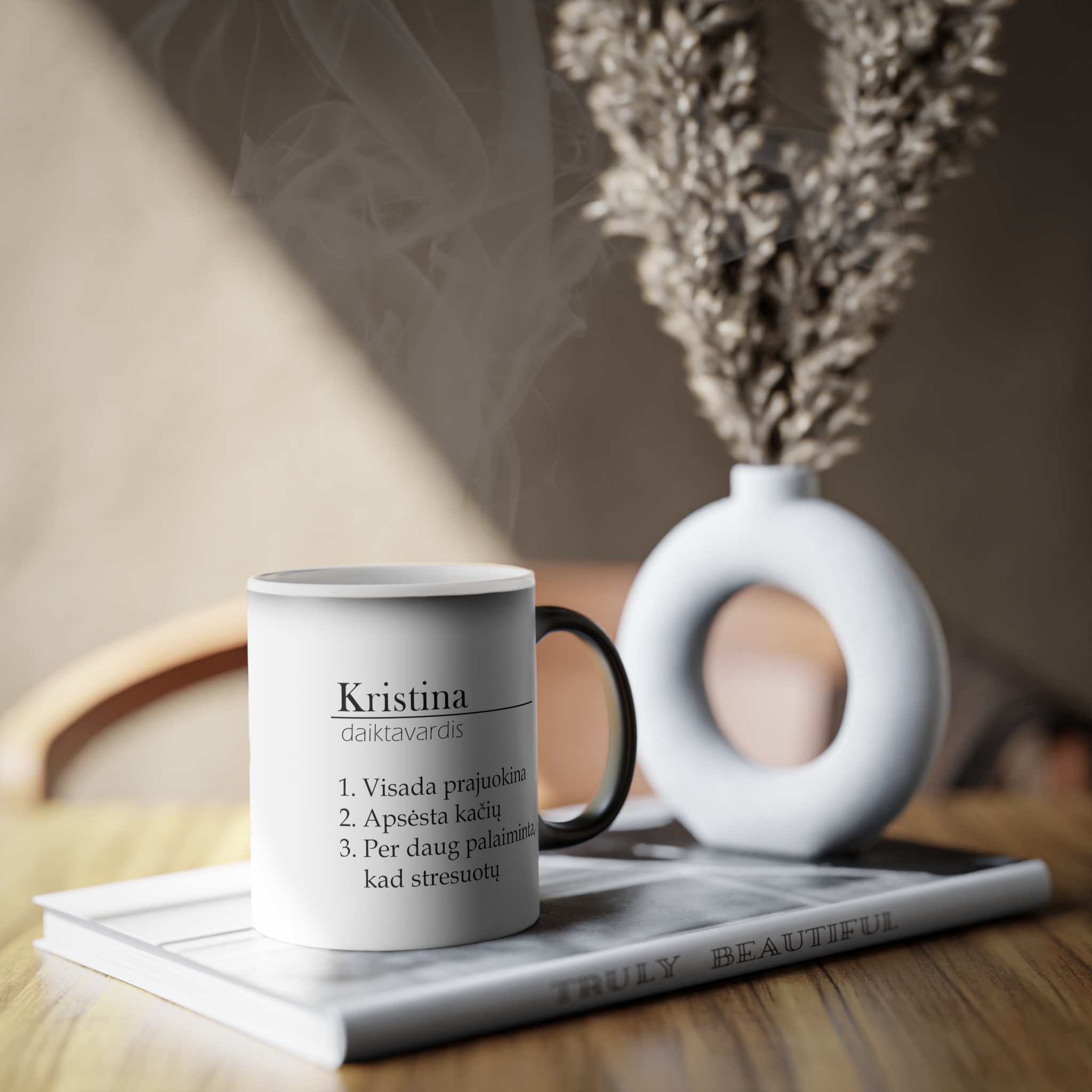 Personalizuotas magiškas puodelis