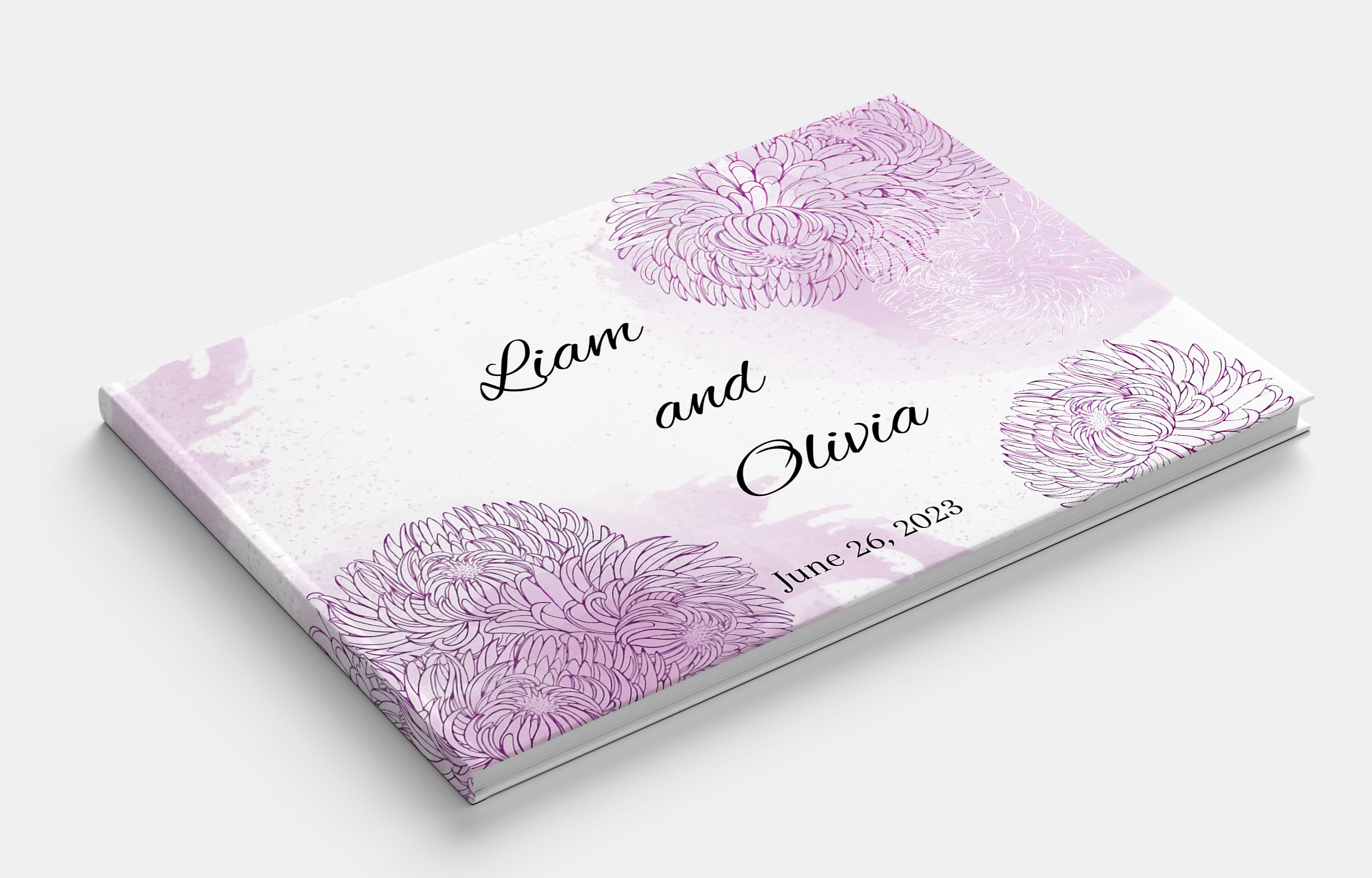 CHRYSANTHEMUMS Wedding Guestbook