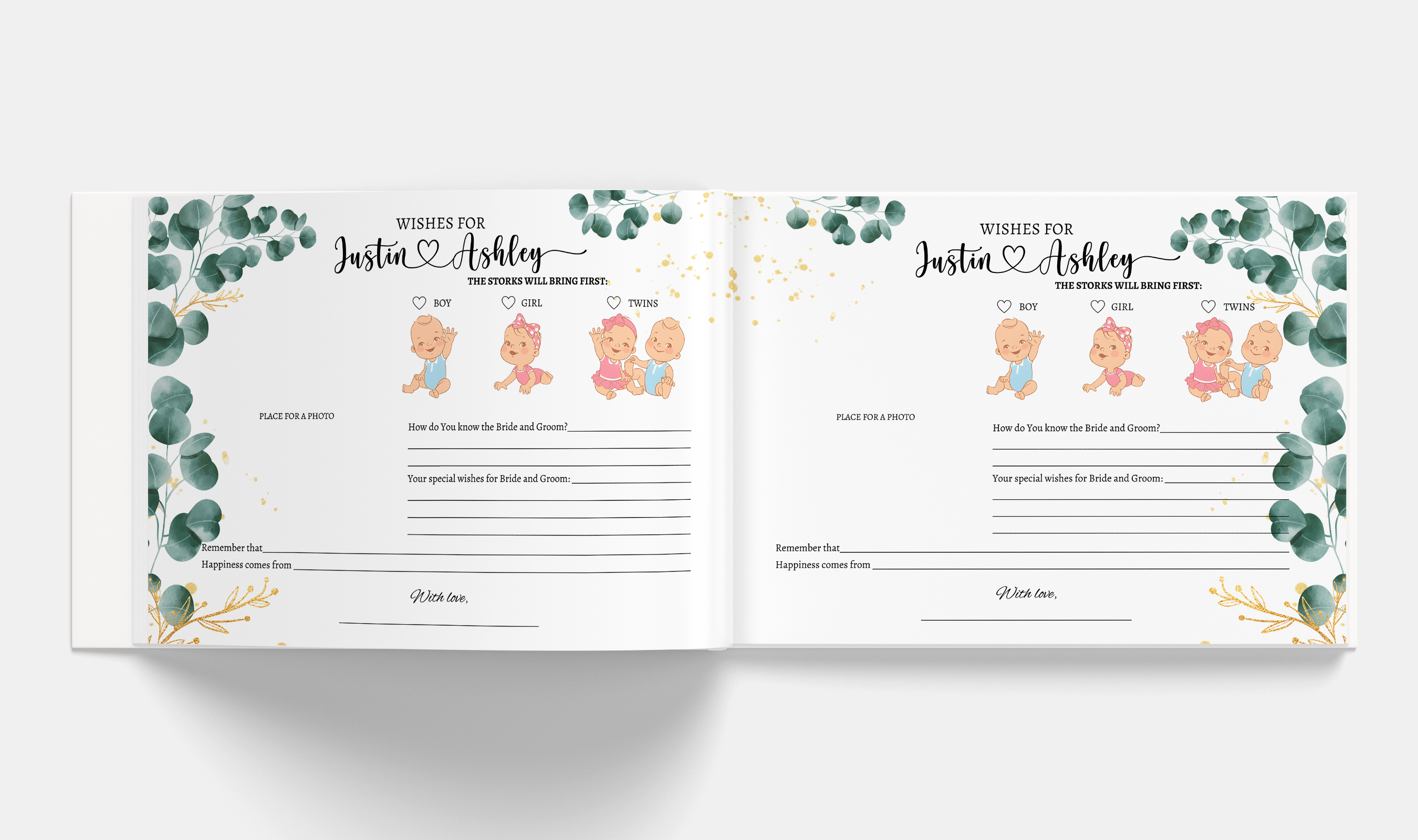 LEAFS Wedding Guestbook